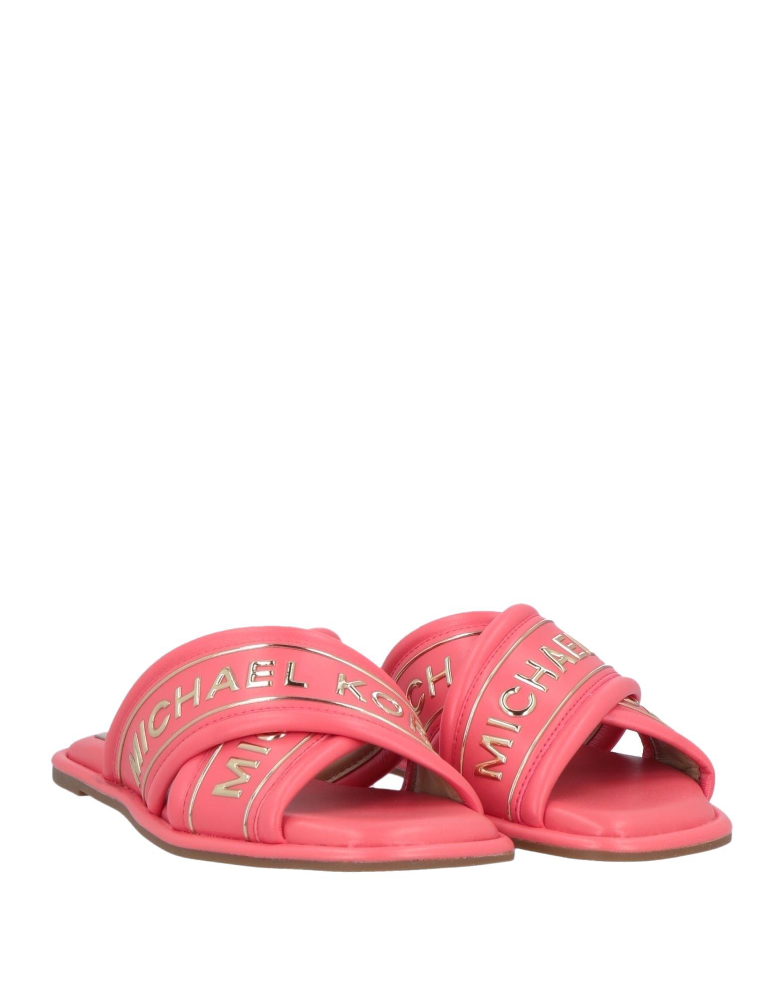 Michael kors sandals womens cheap pink