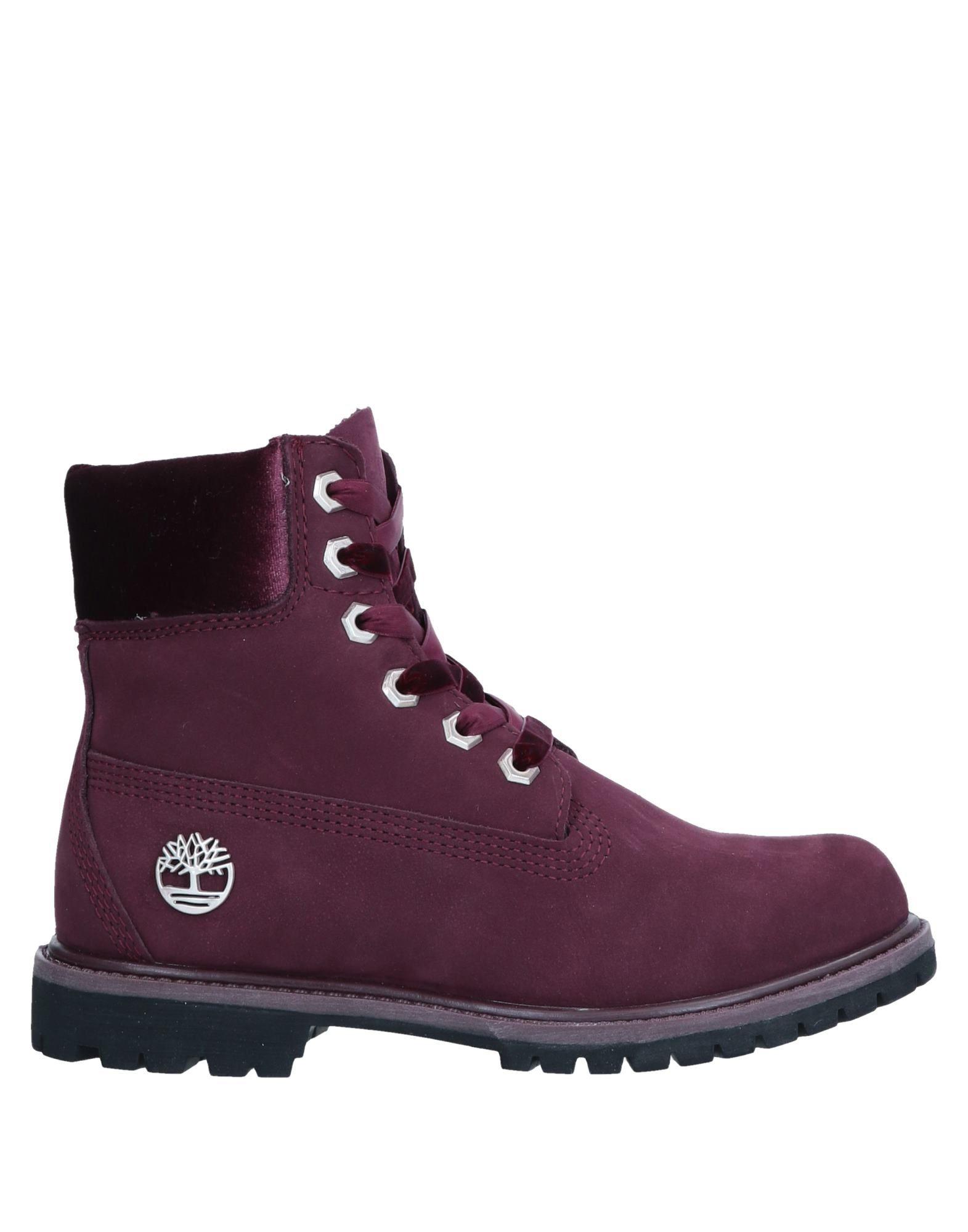 Timberland Velvet Ankle Boots in Garnet (Purple) - Lyst