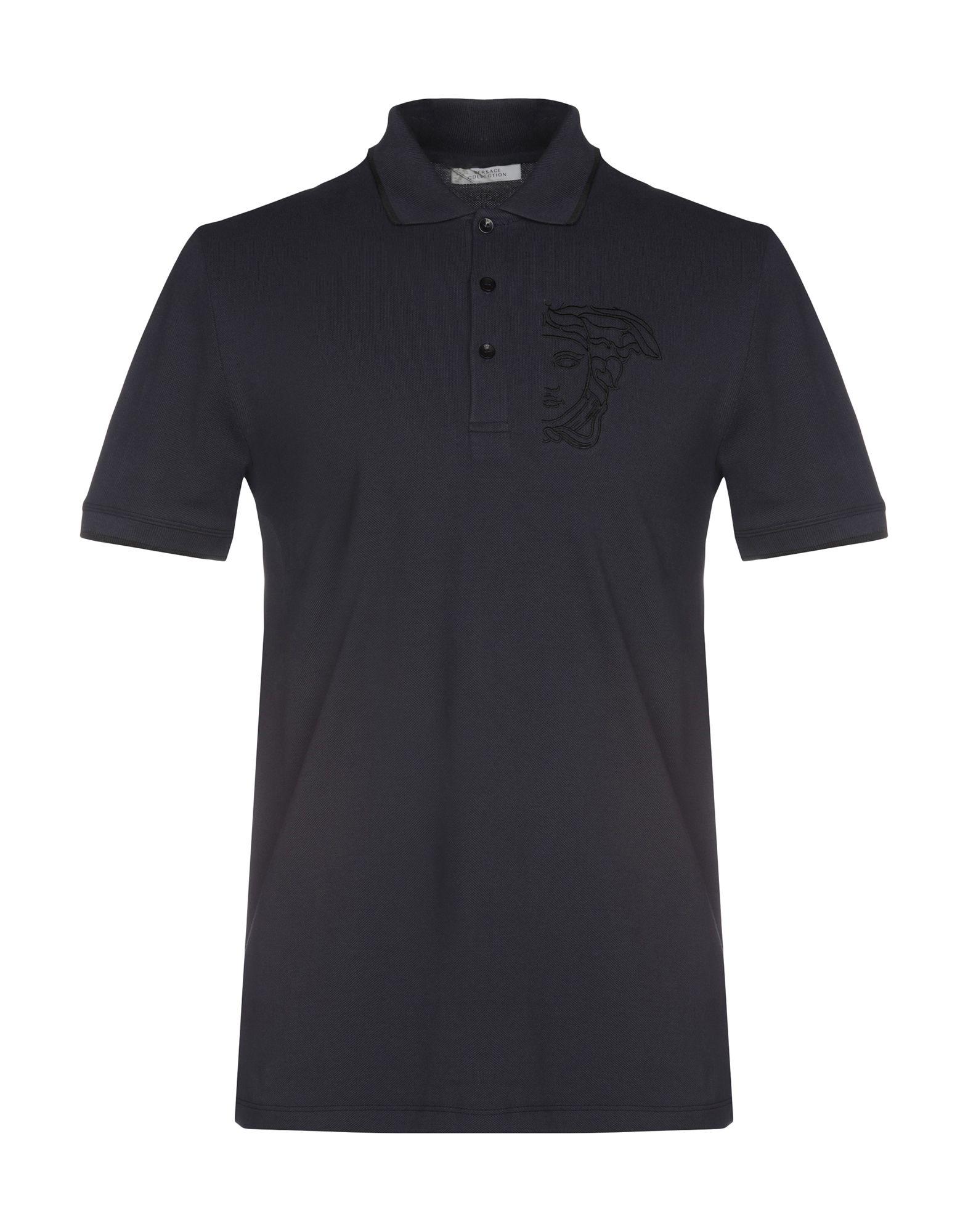 blue versace shirt mens