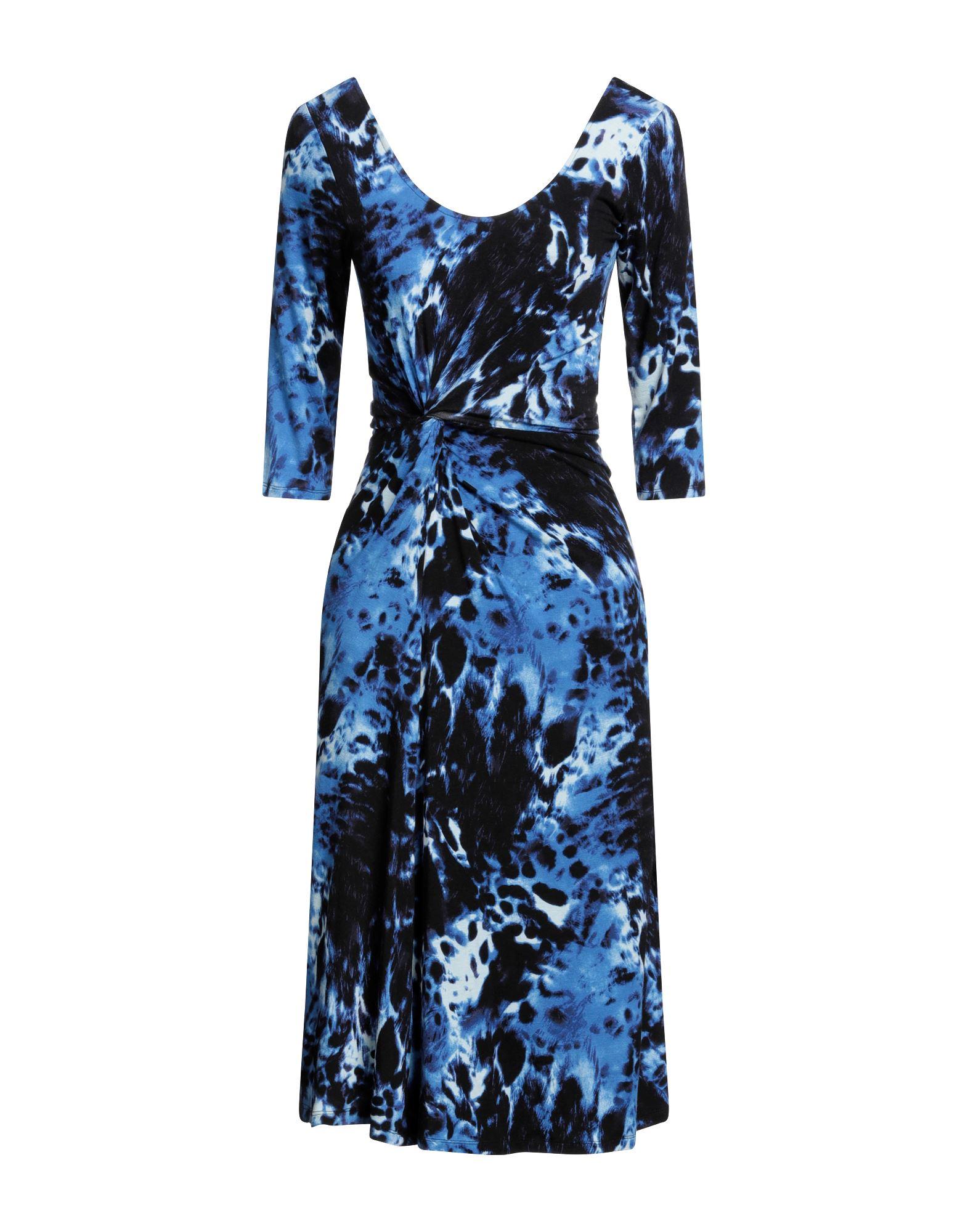 Samantha Sung Midi Dress in Blue | Lyst