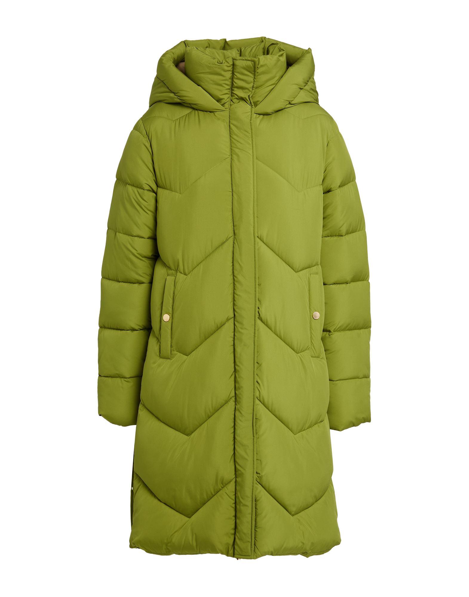 Capucha Pelo Plumifero Verde Mujer Verde Militar Plumifero Mujer