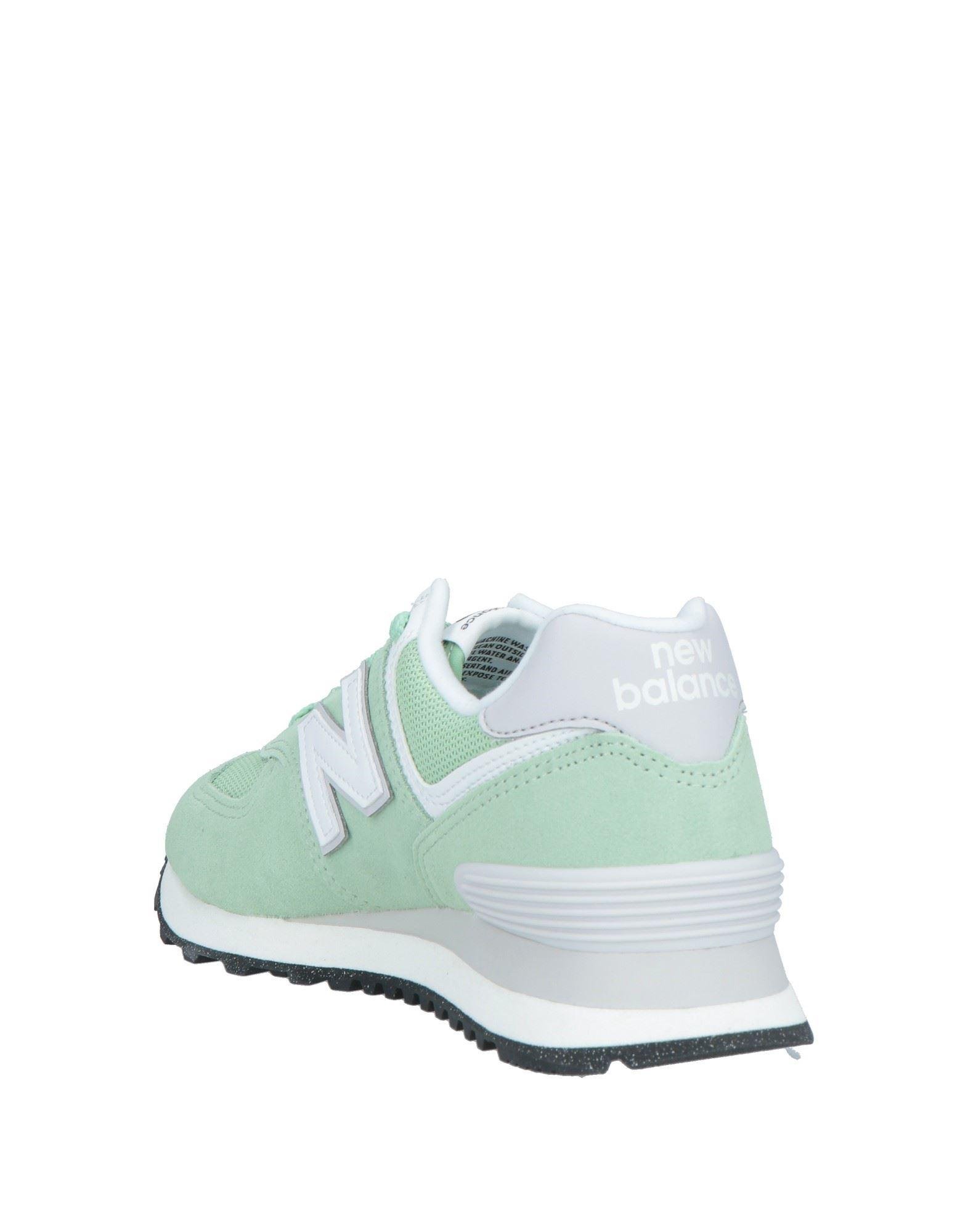 Women's green top new balance trainers