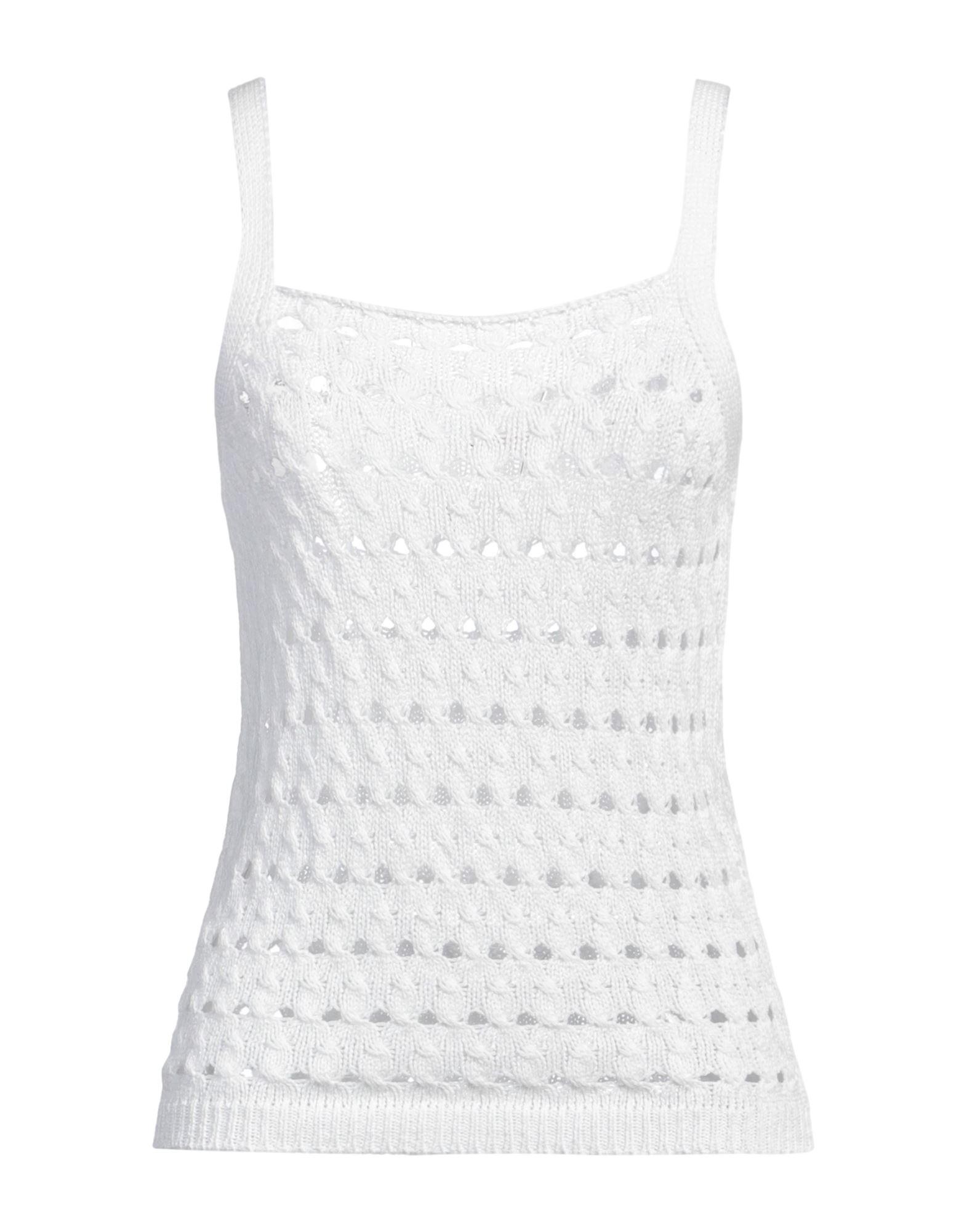 ROSSOPURO 売れ筋商品|||ロッソピューロ Tシャツ トップス レディース Tank tops White RODEO CROWNS WIDE BOWL SPICE GIRLS Tシャツ O/WHT1
