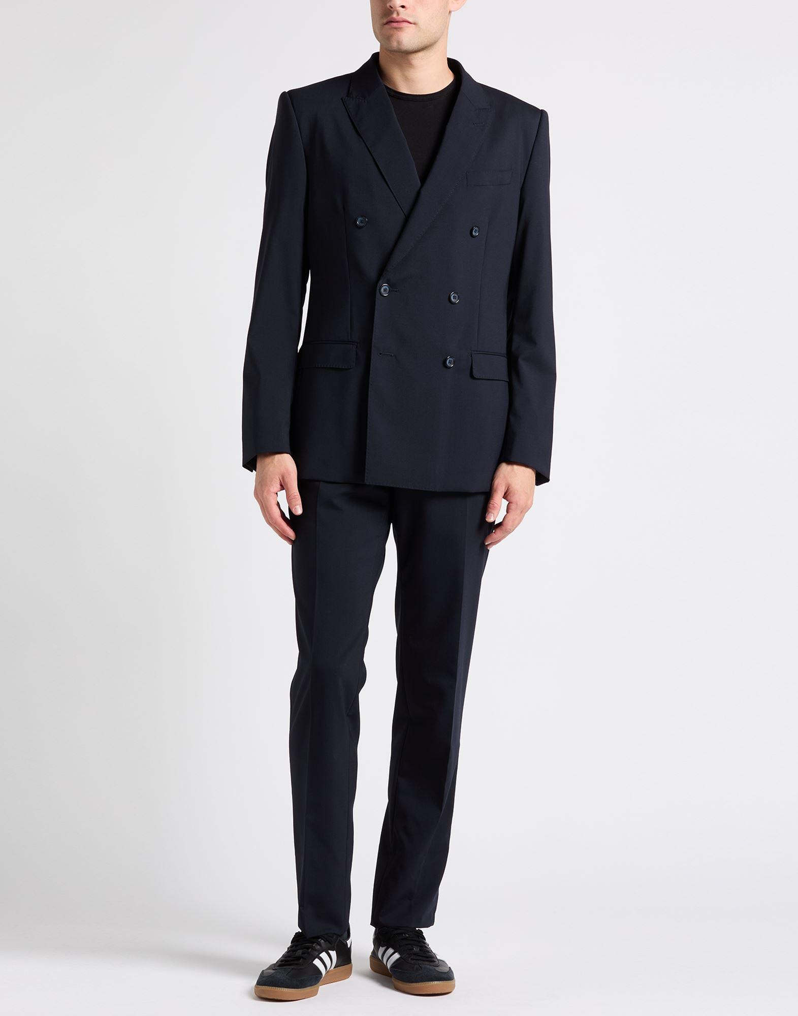 Dolce Gabbana Martini Suit Virgin Wool, Elastane in Blue for Men