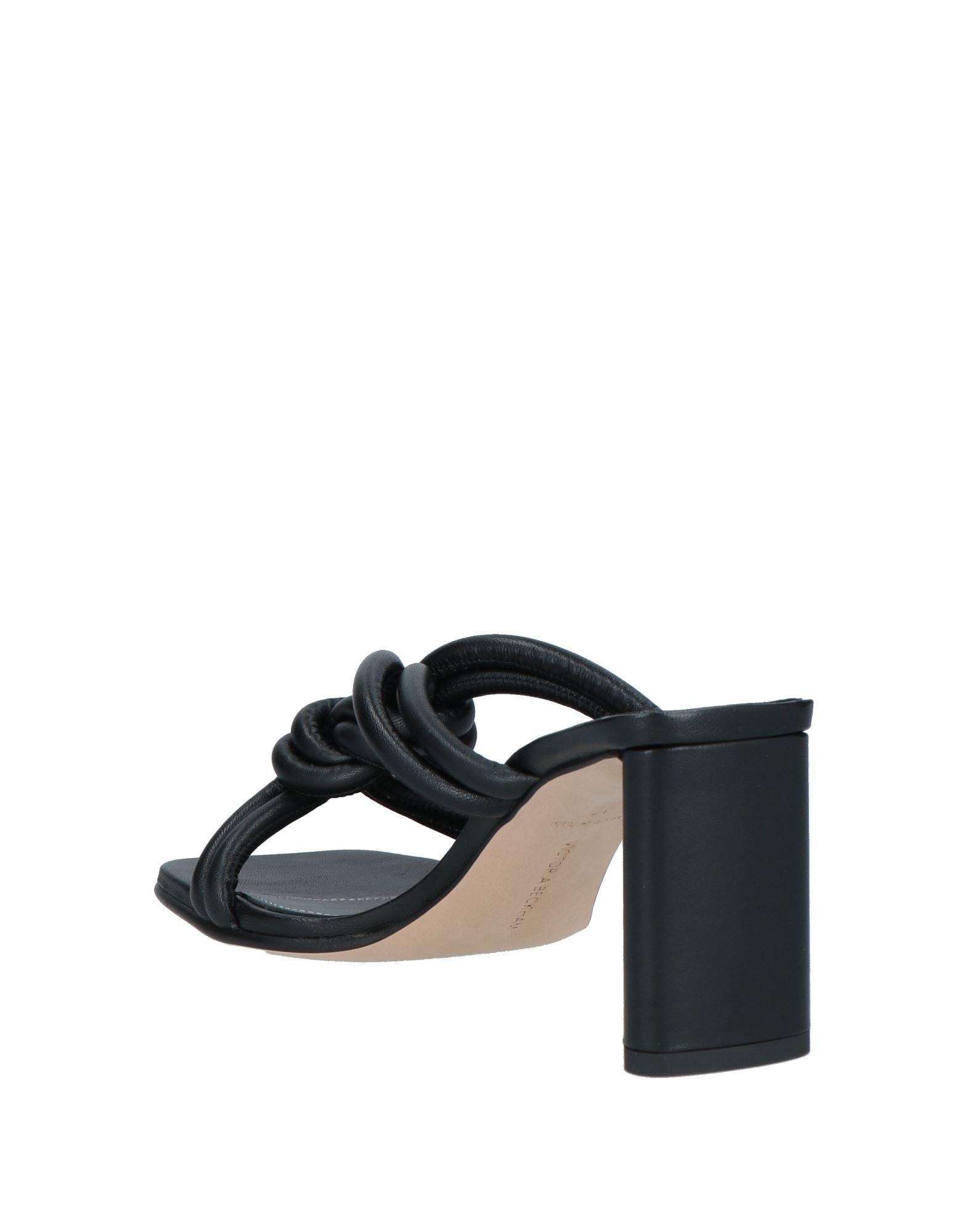 Victoria Beckham Sandals in Black | Lyst