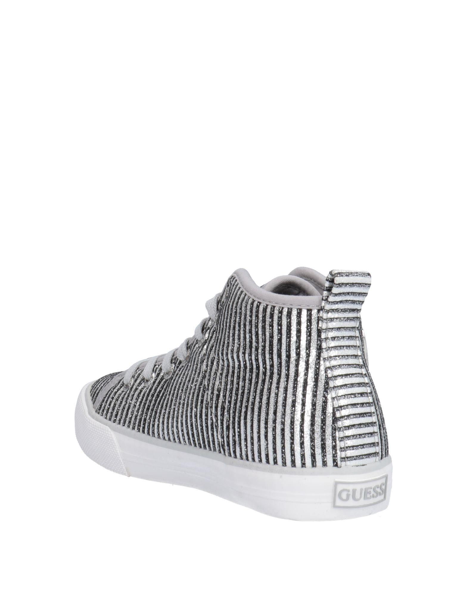 guess silver sneakers