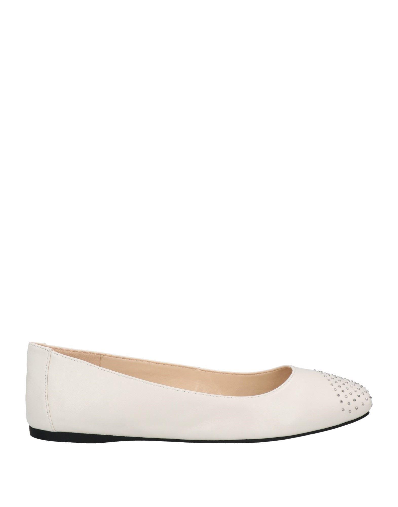 leather white flats