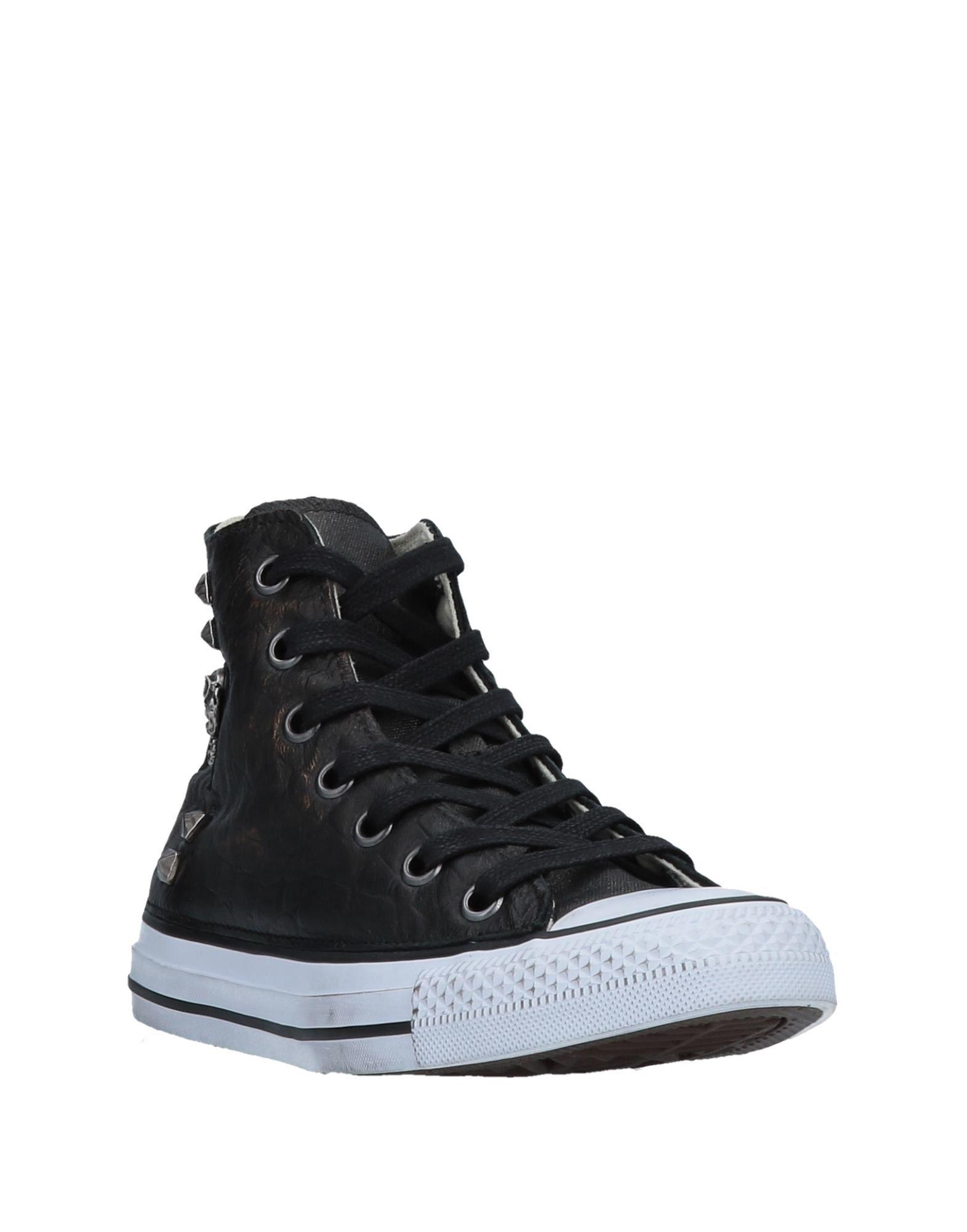 bronze leather converse