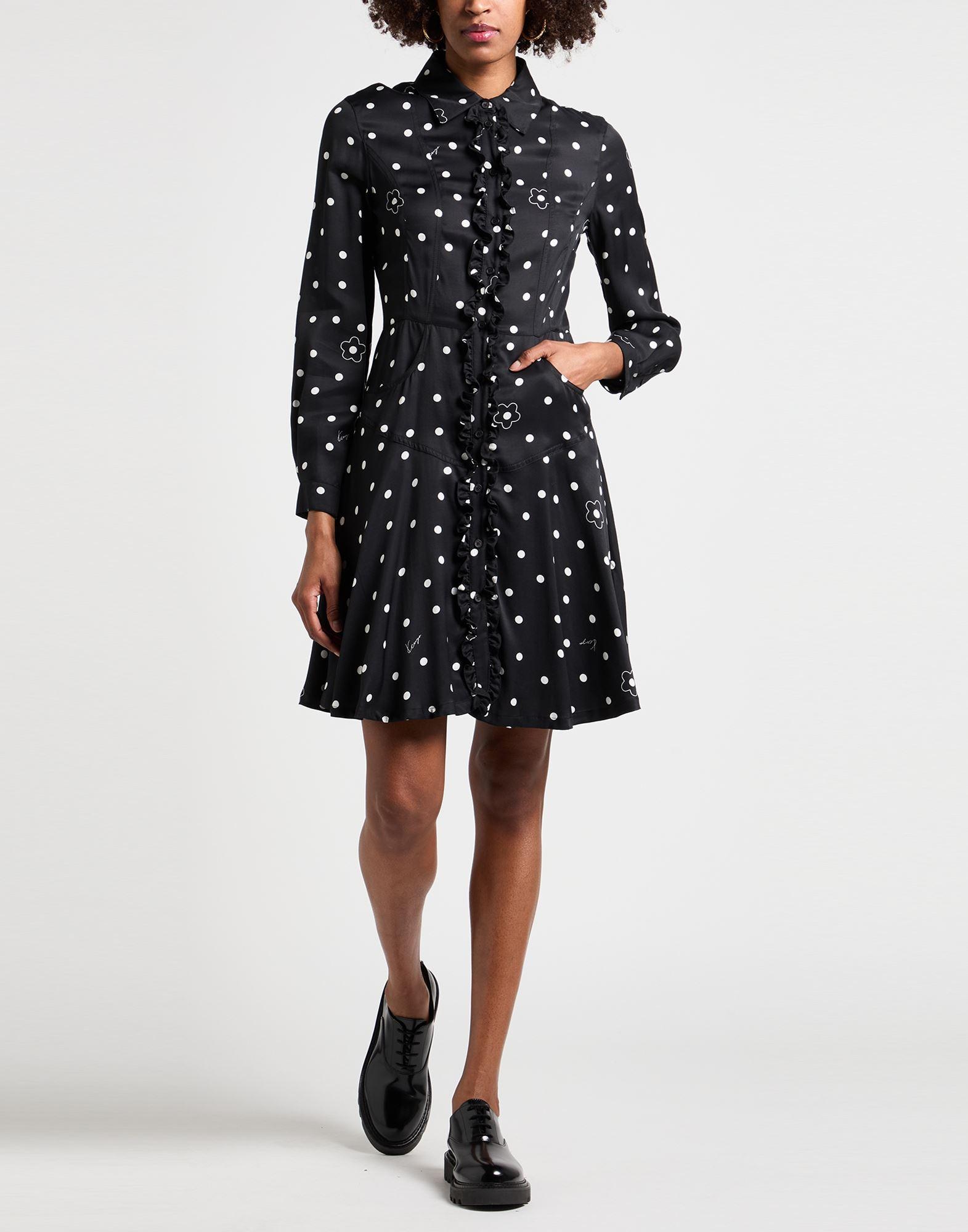 glittery black dress Polka Dot High Neck Dress | CHLOÉ main image 1