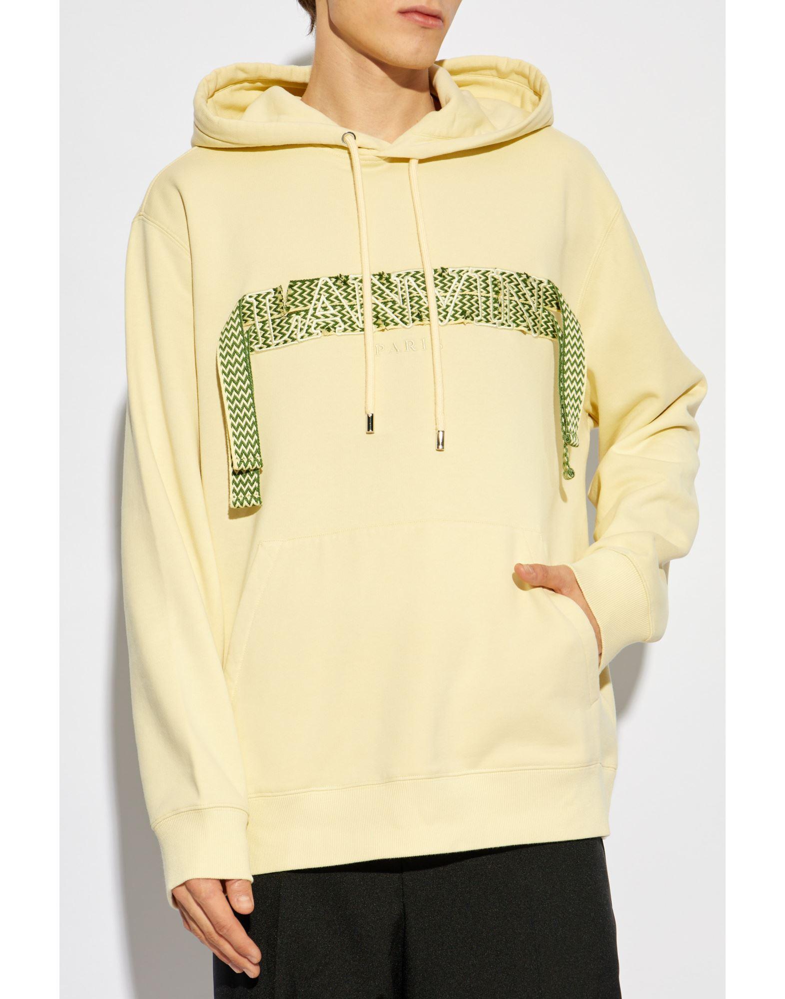 Felpe con cappuccio Giallo da uomo Lyst