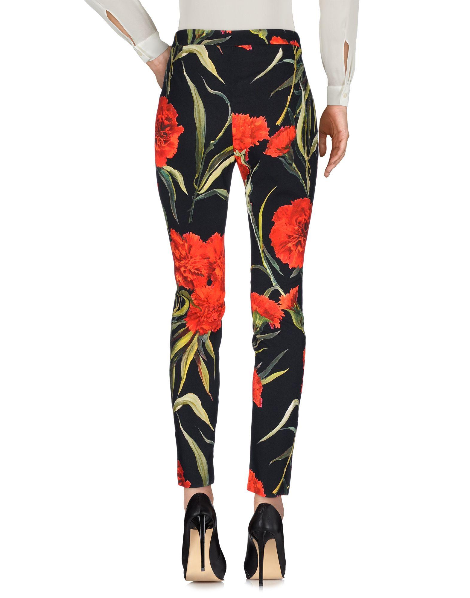 Dolce & Gabbana Synthetic Casual Pants in Black - Lyst