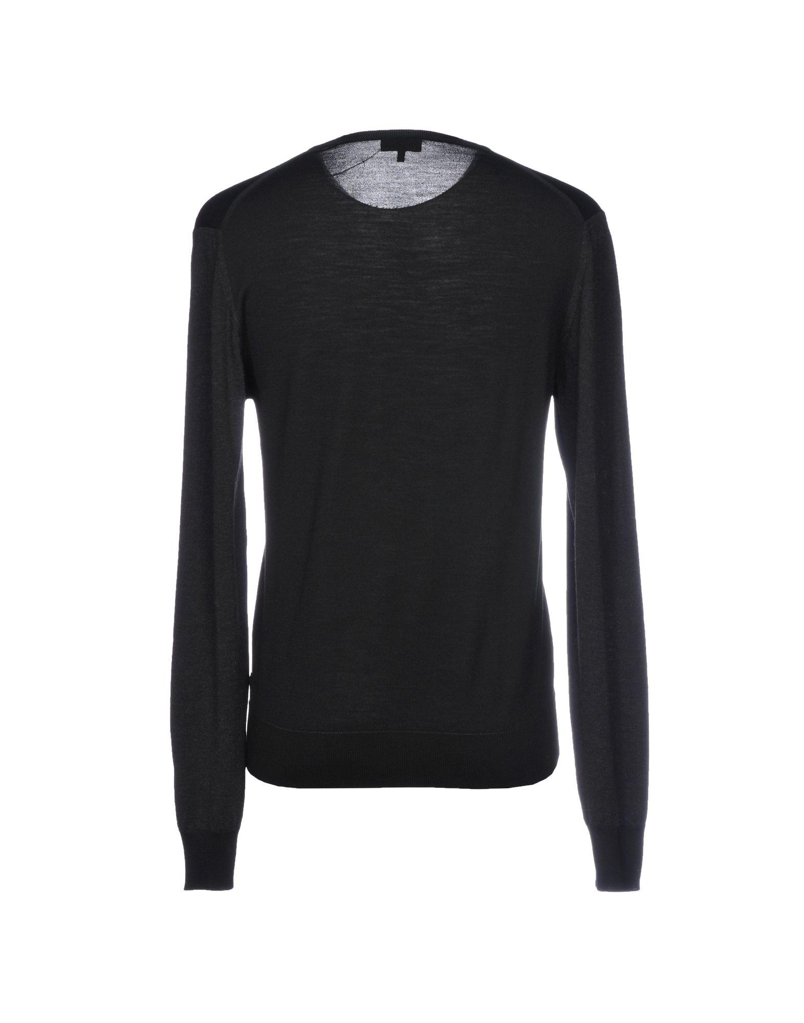 Lanvin Wool Sweater in Black for Men - Lyst
