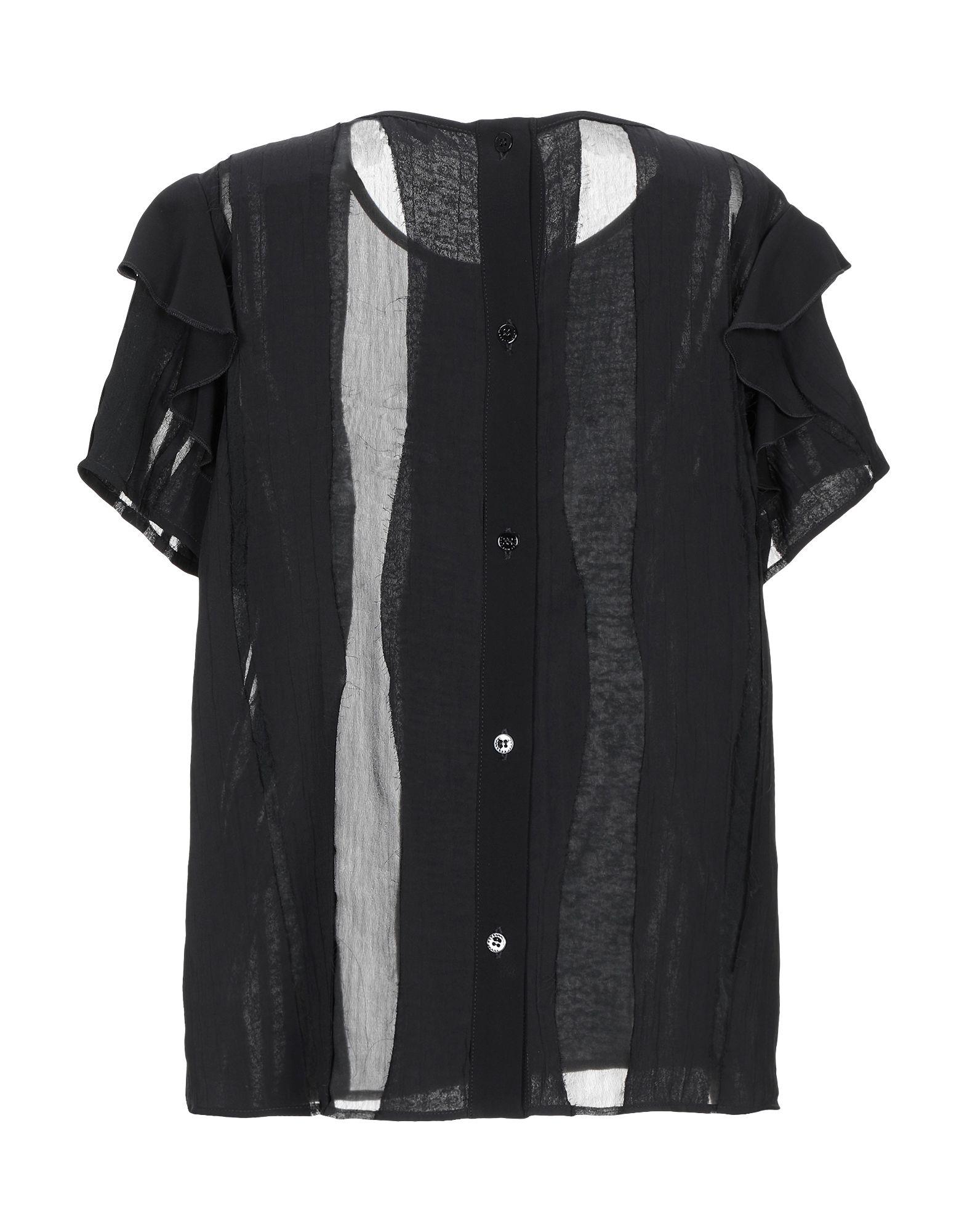 versace black blouse
