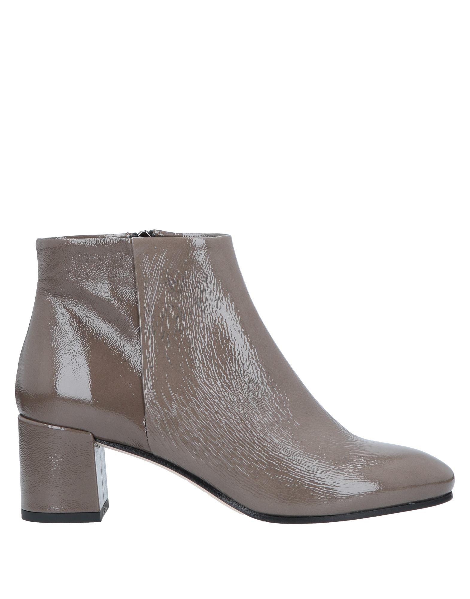 Fabio Rusconi Leather Ankle Boots in Lead (Gray) - Lyst