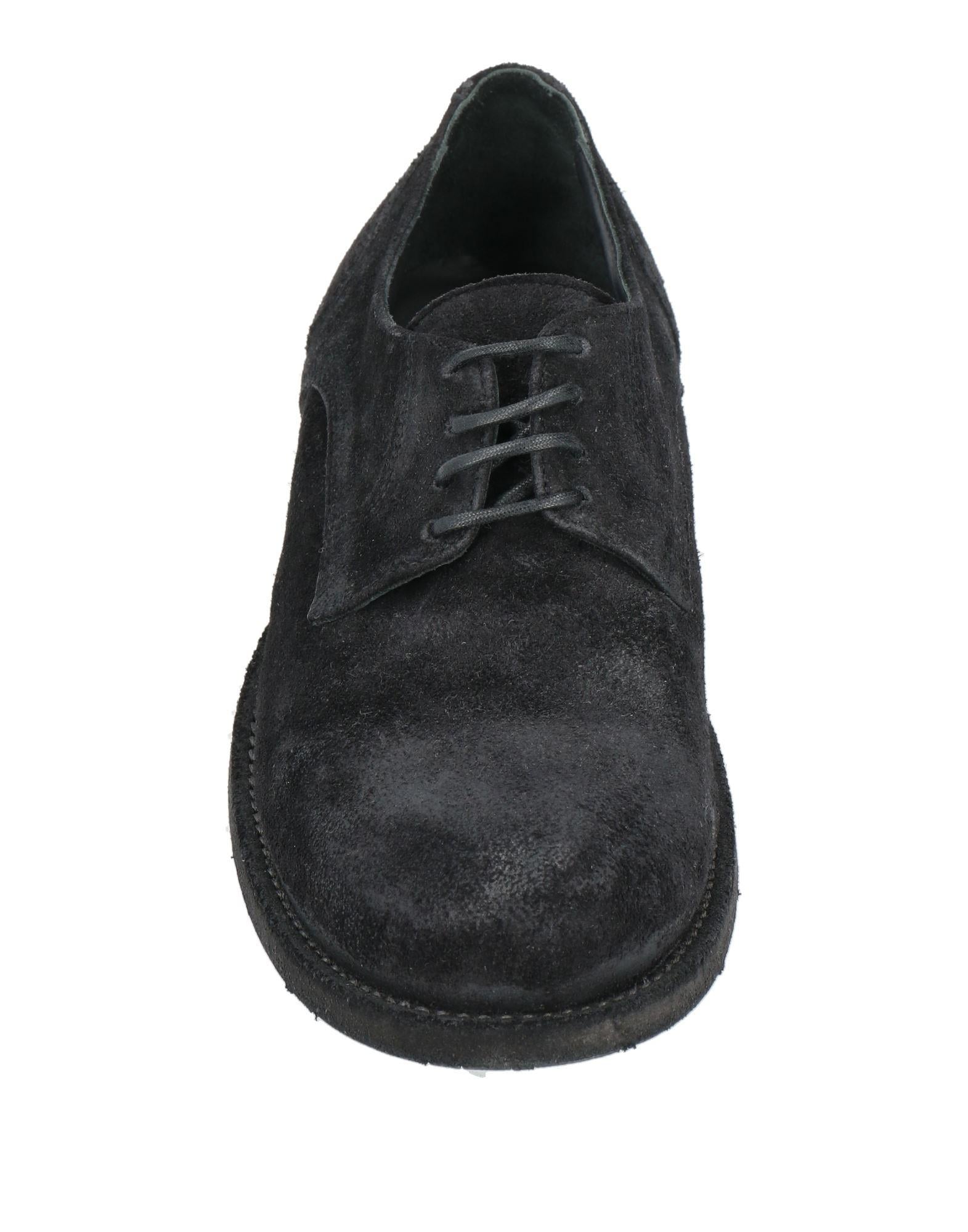 Mattia Capezzani Black Suede Lace-Up Shoes With Sole Design - NWT New // Mattia Capezzani ONLINE AND IN BOUTIQUES Exclusive to  main image 3