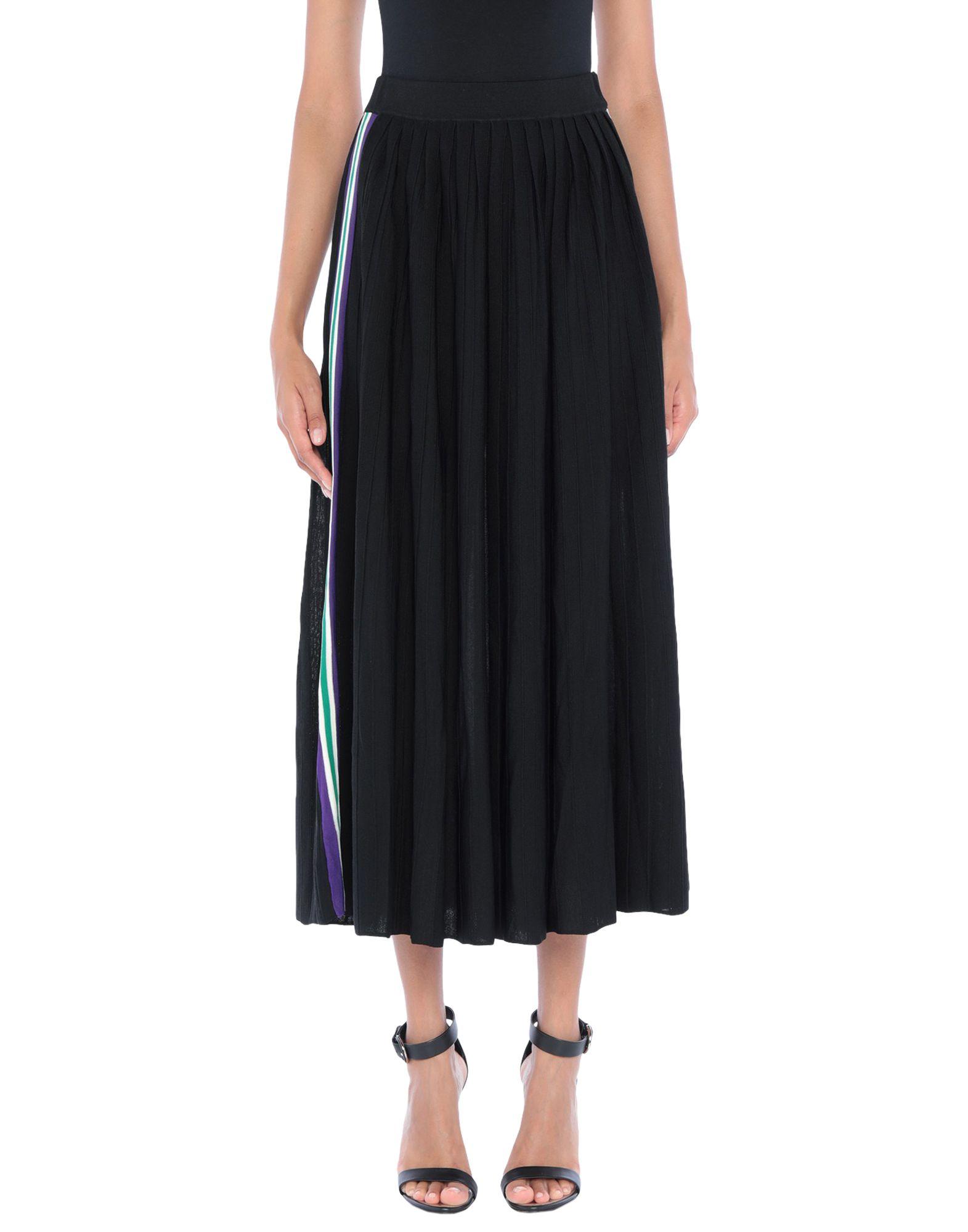 Sandro Synthetic 3/4 Length Skirt in Black - Lyst