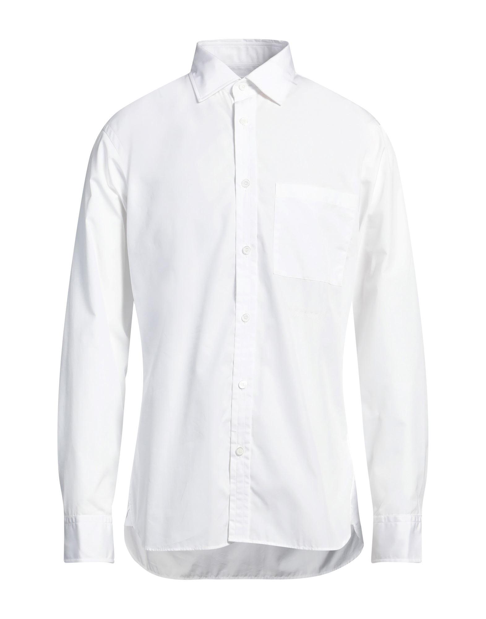 Camicie Bianco Burberry da uomo Lyst
