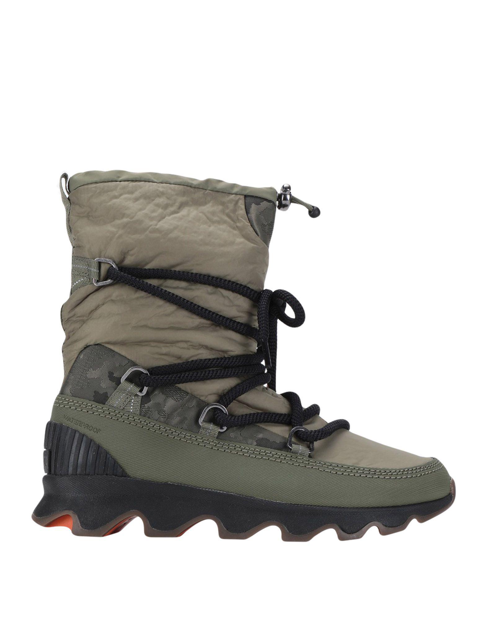 sorel women's green boots