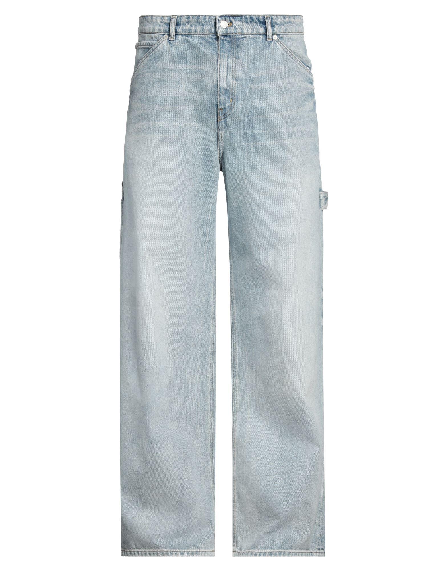 【Courreges】 Button-downストレートジーンズ Button-down straight jeans in grey - Courreges | Mytheresa