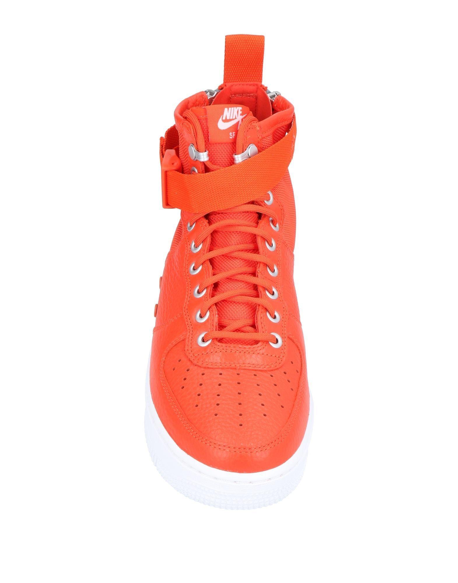 orange nike high tops