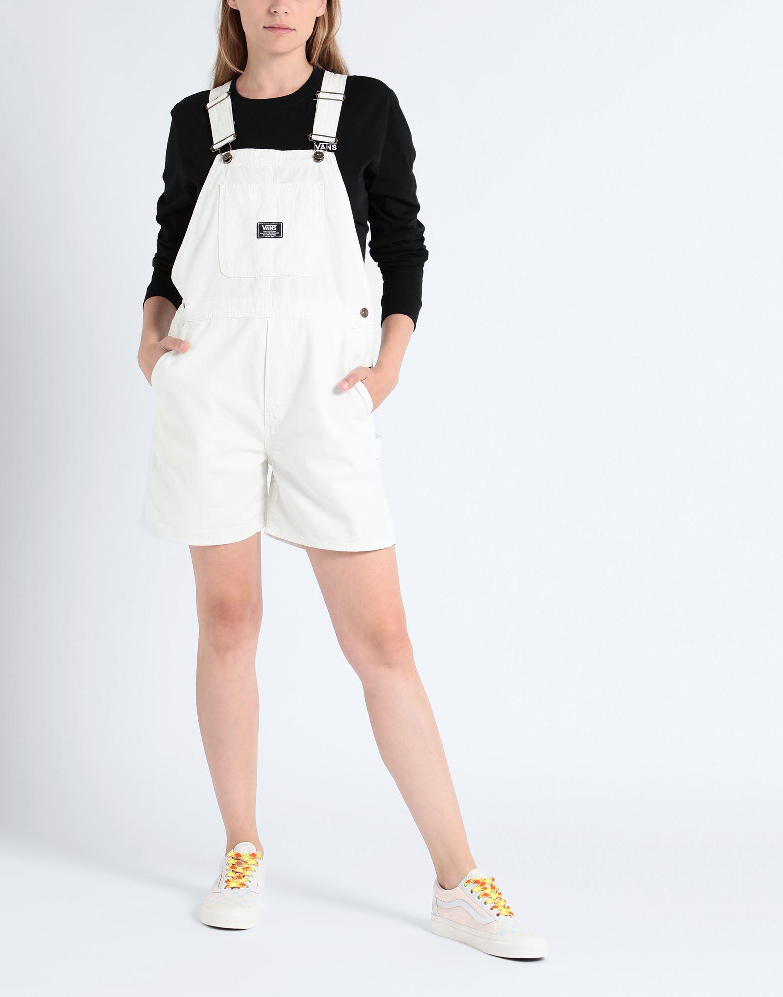 Vans Cotton Overalls in Ivory (White) | Lyst
