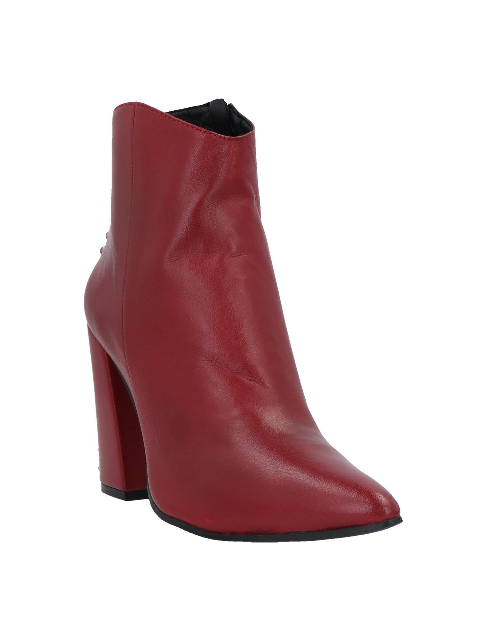 Adele Dezotti Leather Ankle Boots in Brick Red (Red) | Lyst