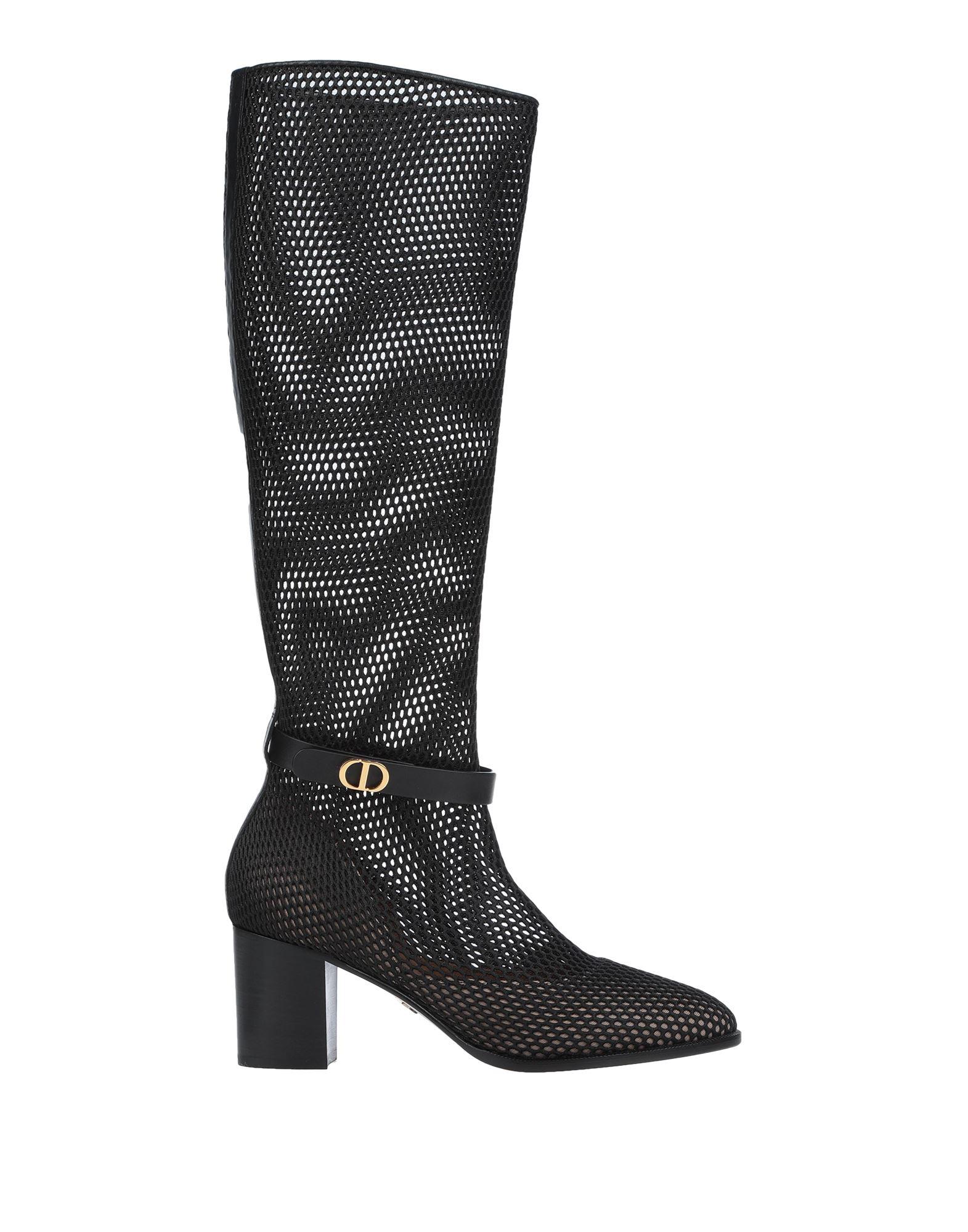 Dior Empreinte Mesh Leather Boot in Black Lyst UK - Main Image