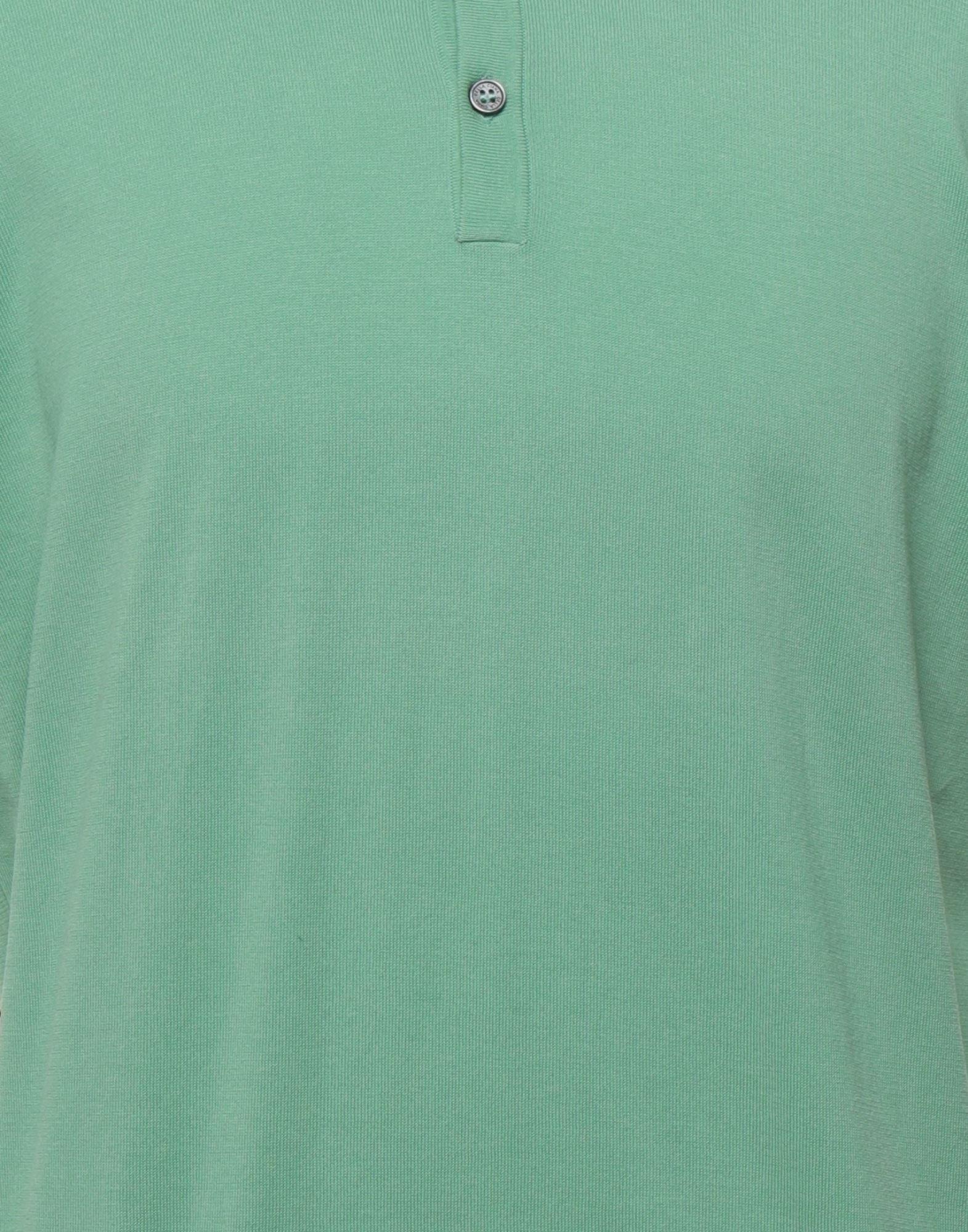 Della Ciana Mens 814339037662 Green Cotton Polo Shirt