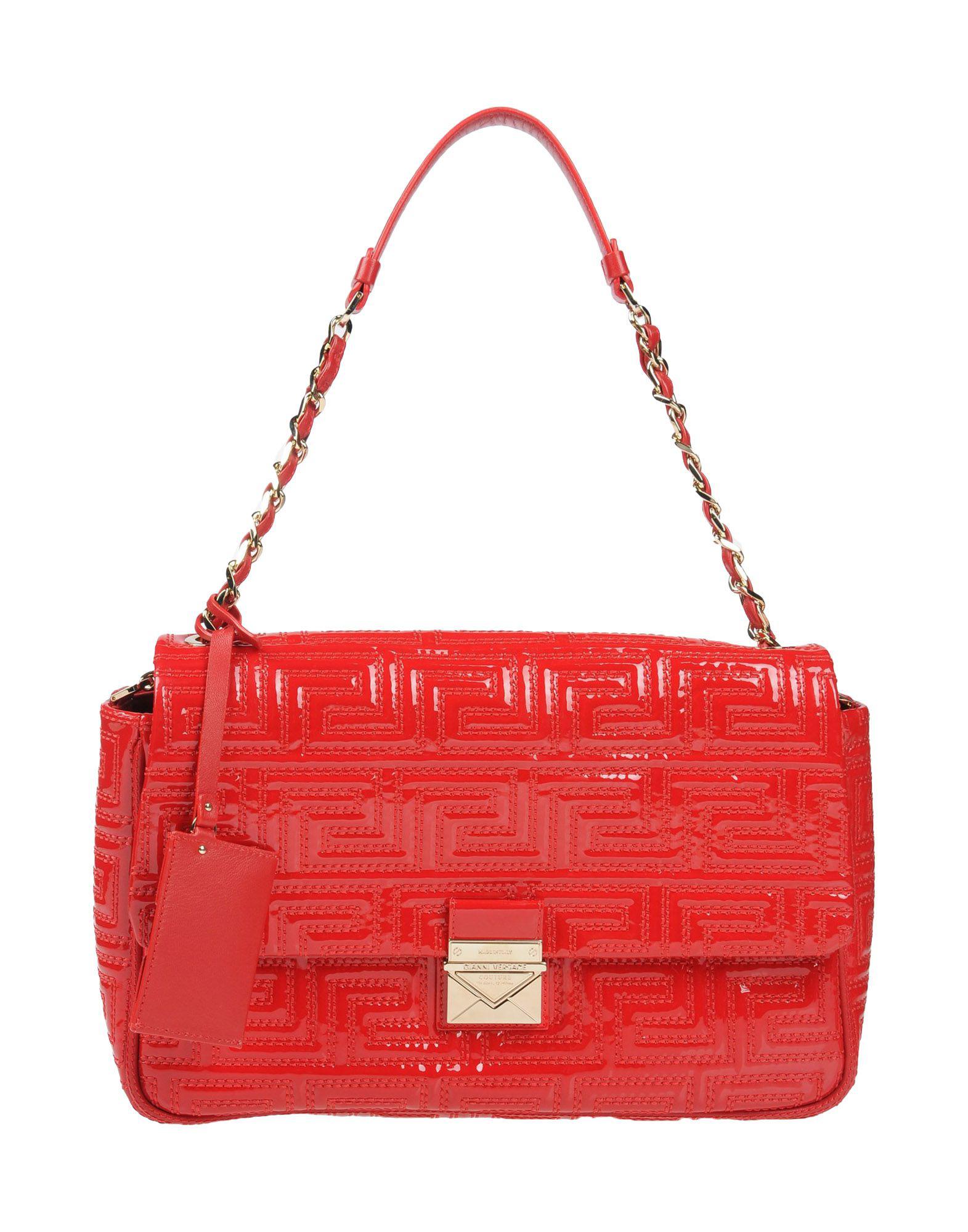 Bolso de mano Gianni Versace Couture de Cuero de color Rojo | Lyst