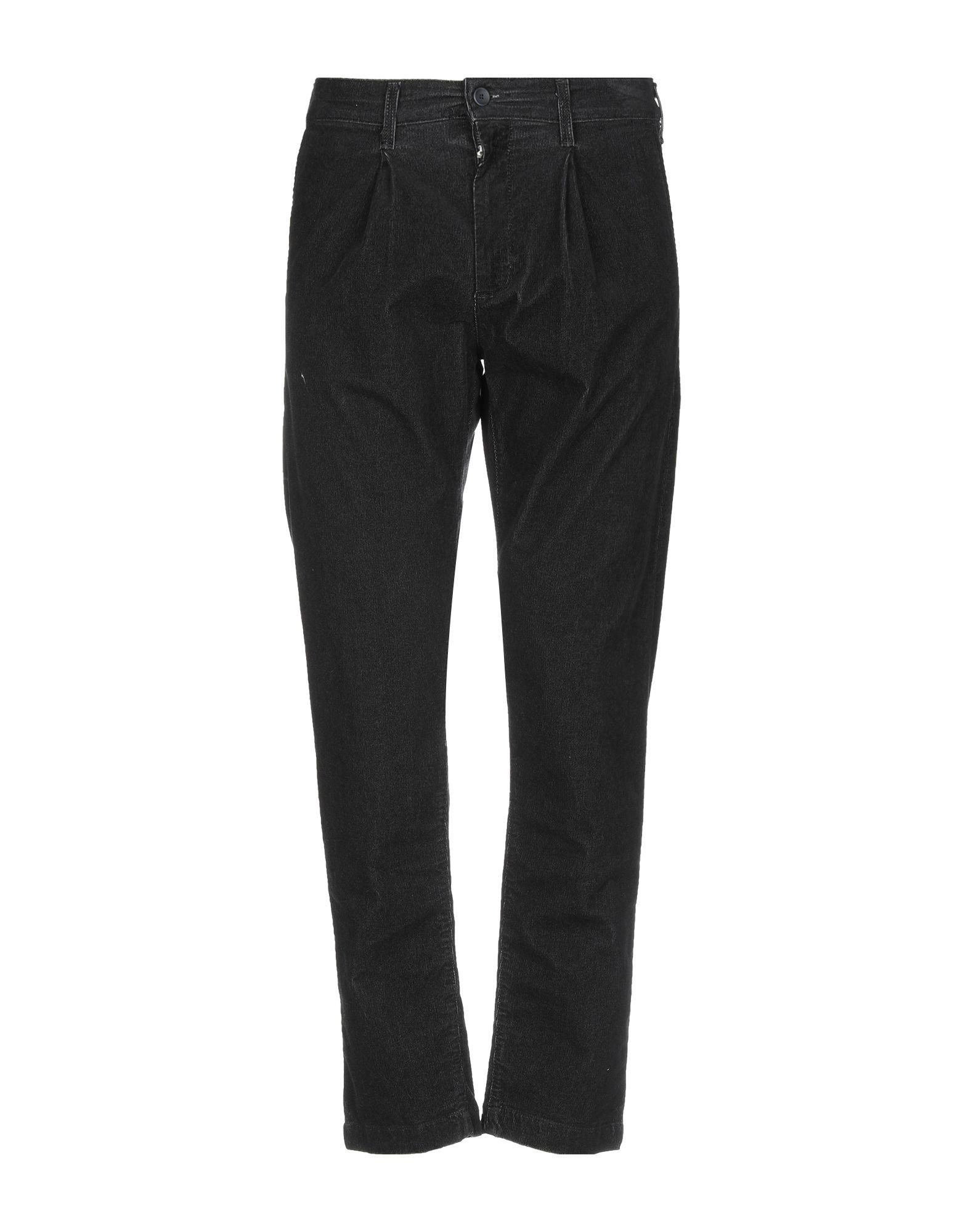 SELECTED Cotton Casual Pants in Black for Men - Lyst