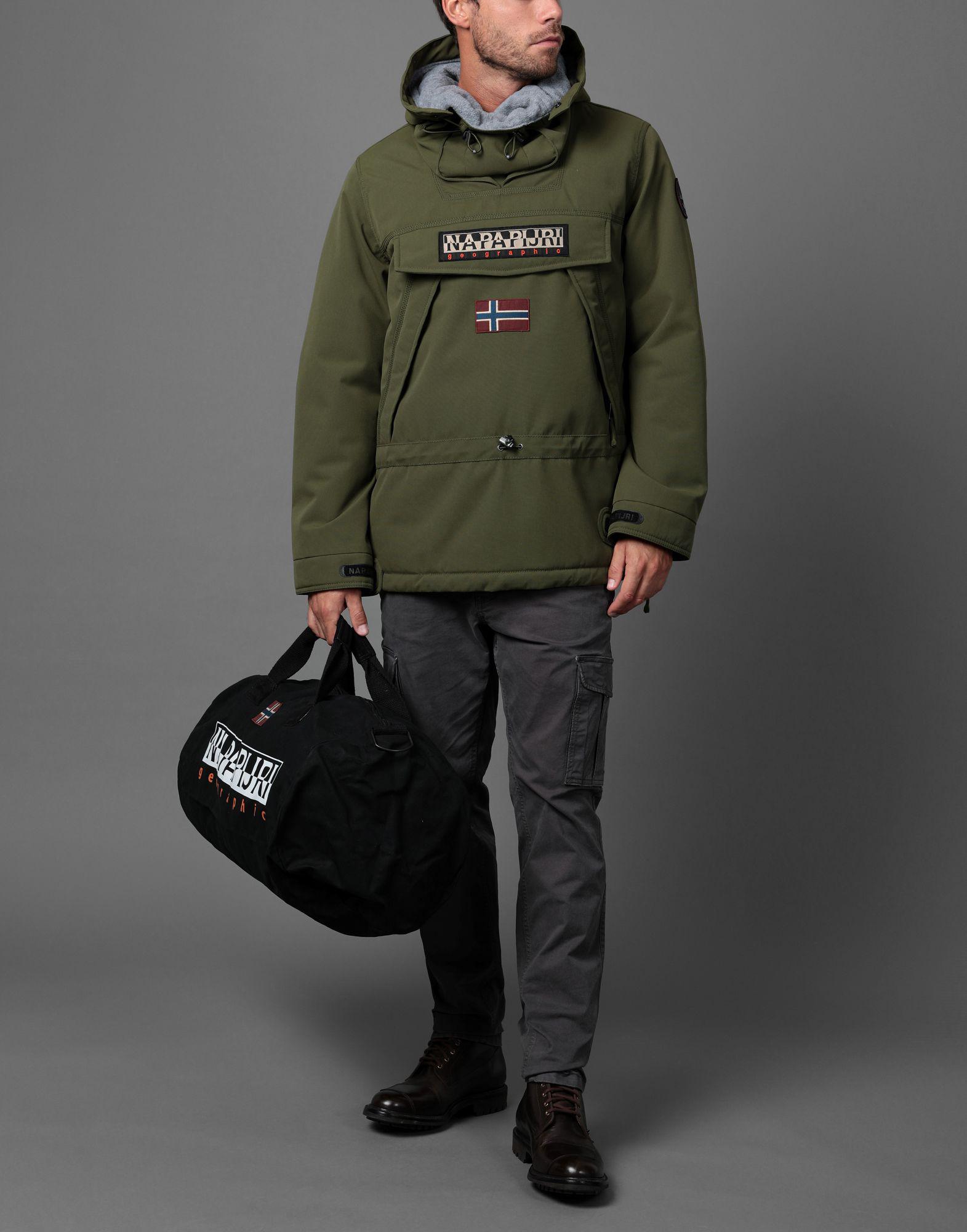 Napapijri Synthetic Jacket in Military Green (Green) for Men Lyst