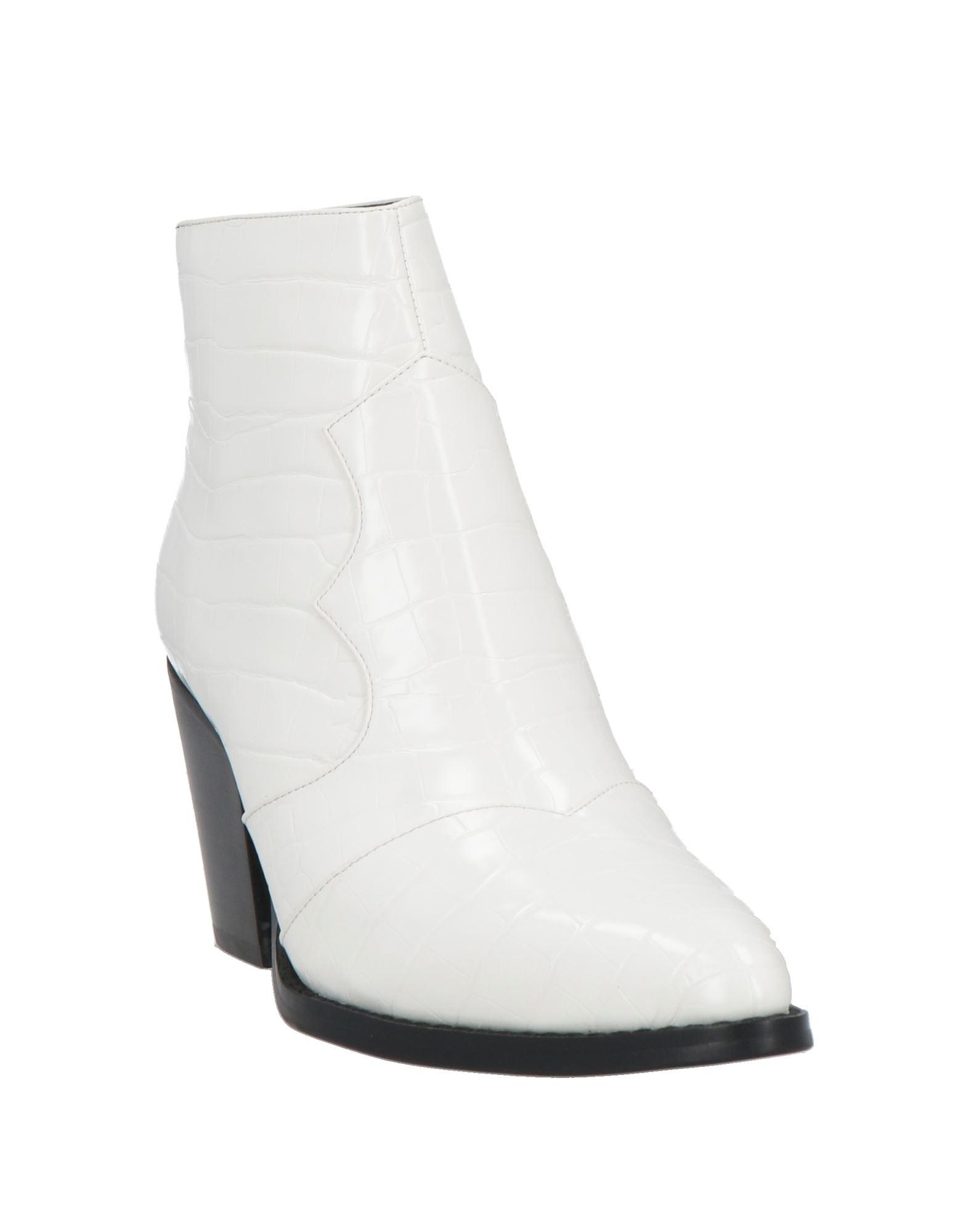 My Twin Ankle Boots in White Lyst