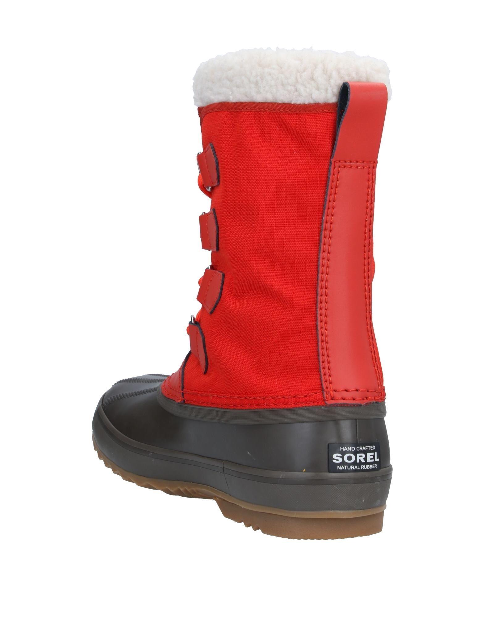 sorel boot red laces