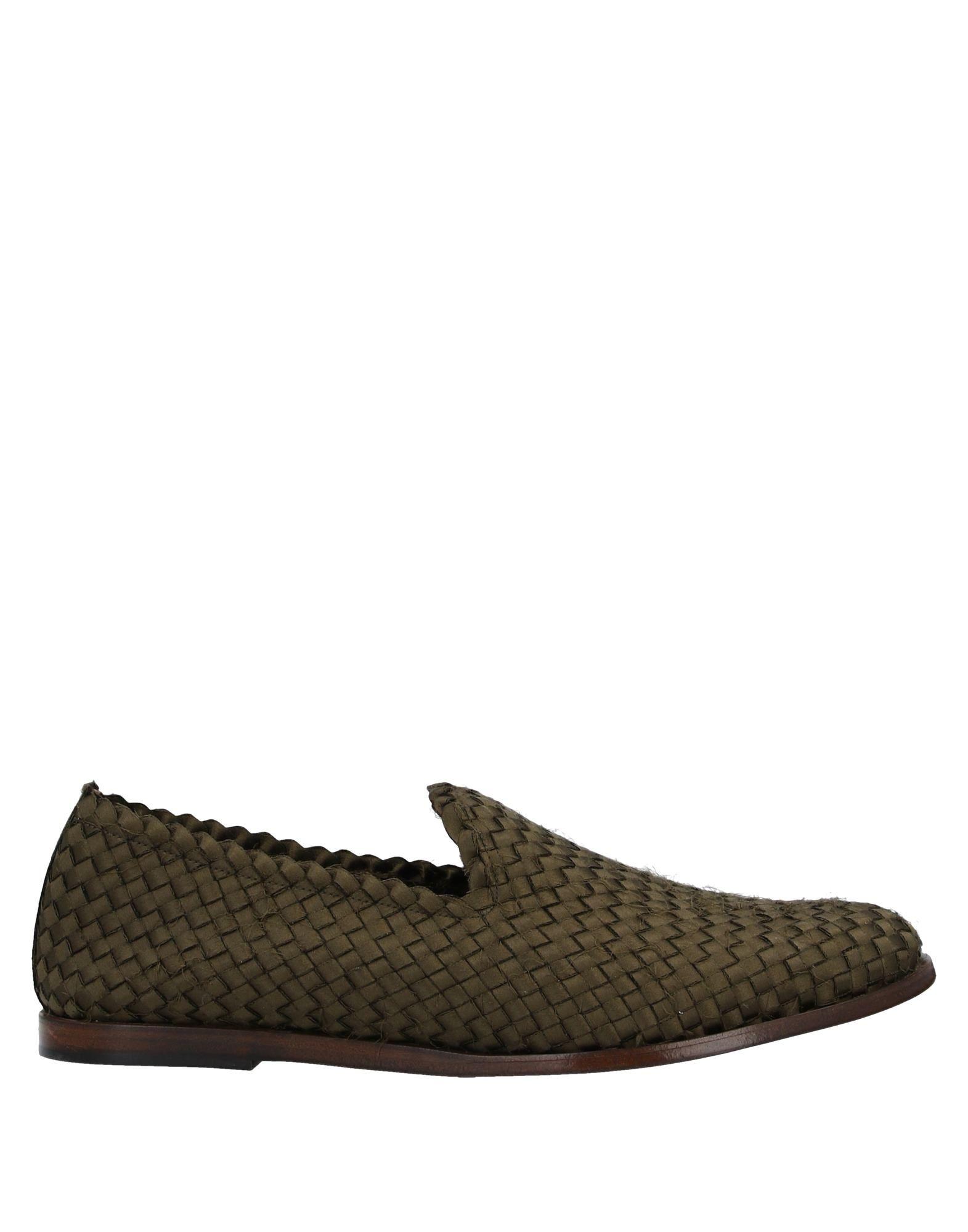 Pedro Garcia Leather Loafer in Military Green (Green) - Lyst
