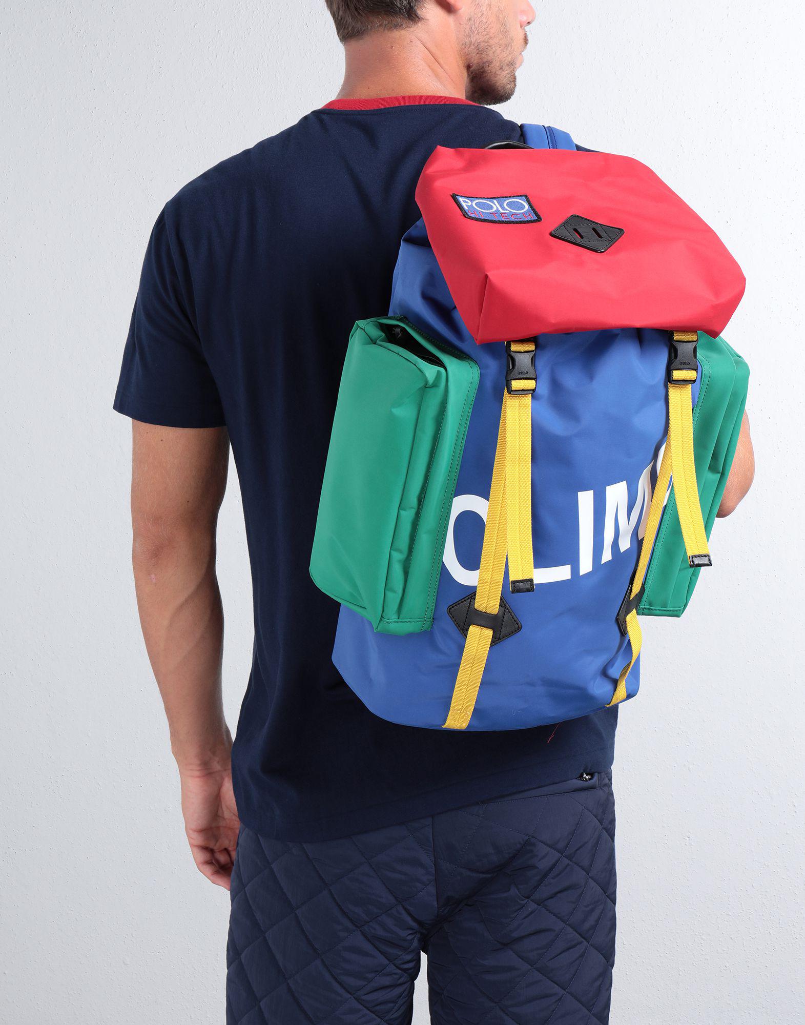 Polo Ralph Lauren Backpack in Blue for Men | Lyst UK