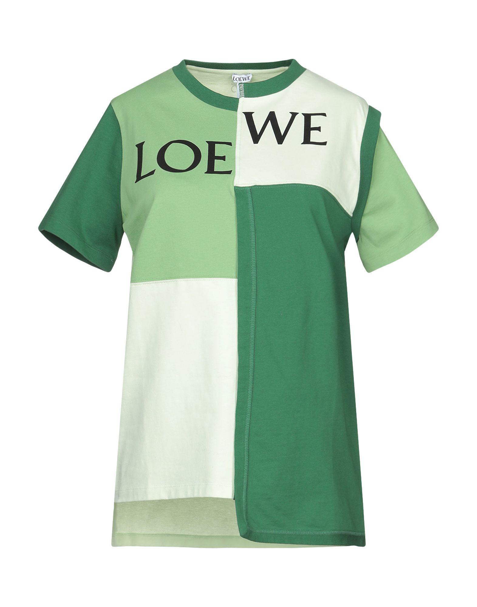 Loewe Cotton T-shirt in Green | Lyst