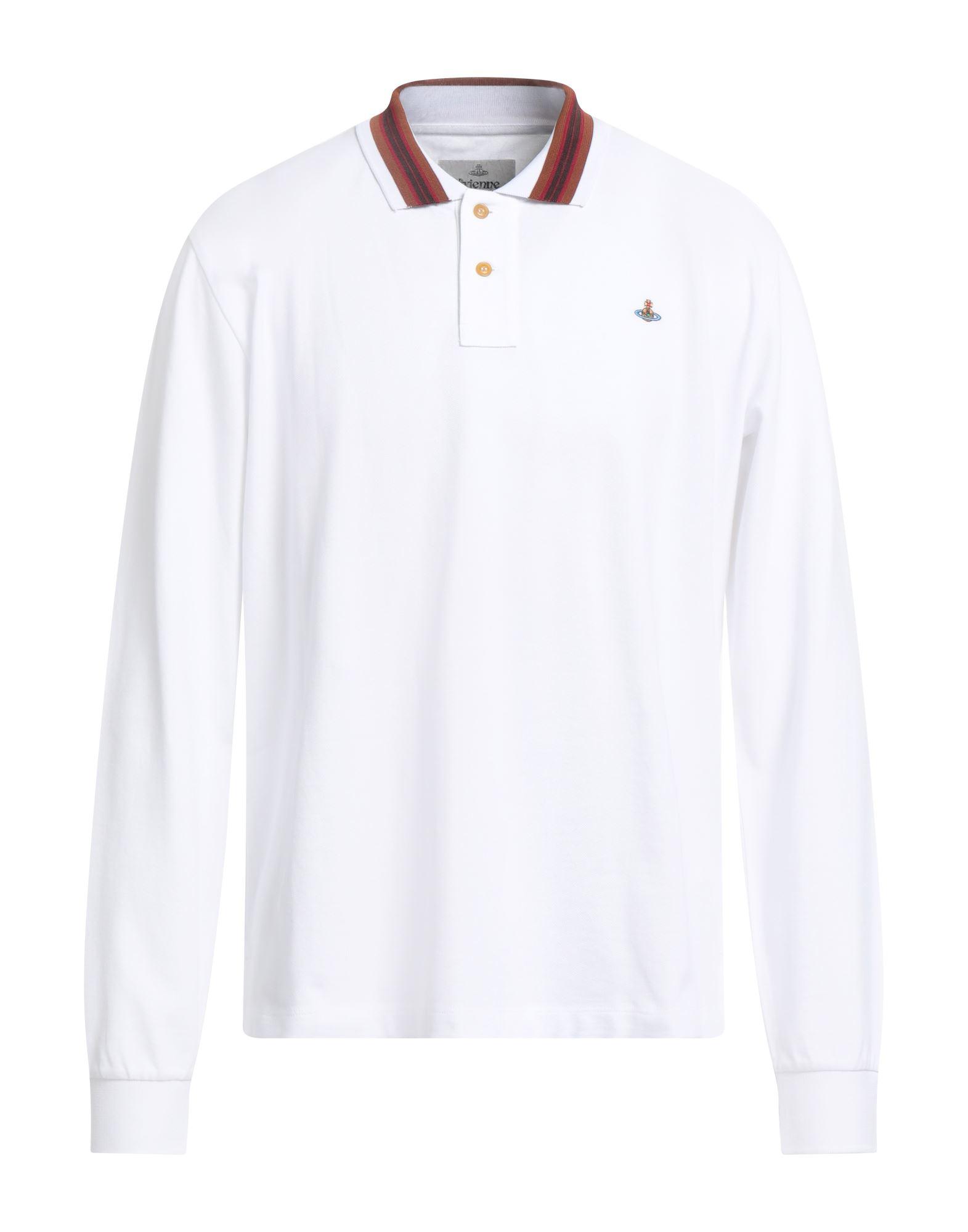 Tシャツ・カットソー Vivienne Westwood LONG-SLEEVED POLO SHIRT Vivienne Westwood Long Sleeve Classic Stripe Collar Polo