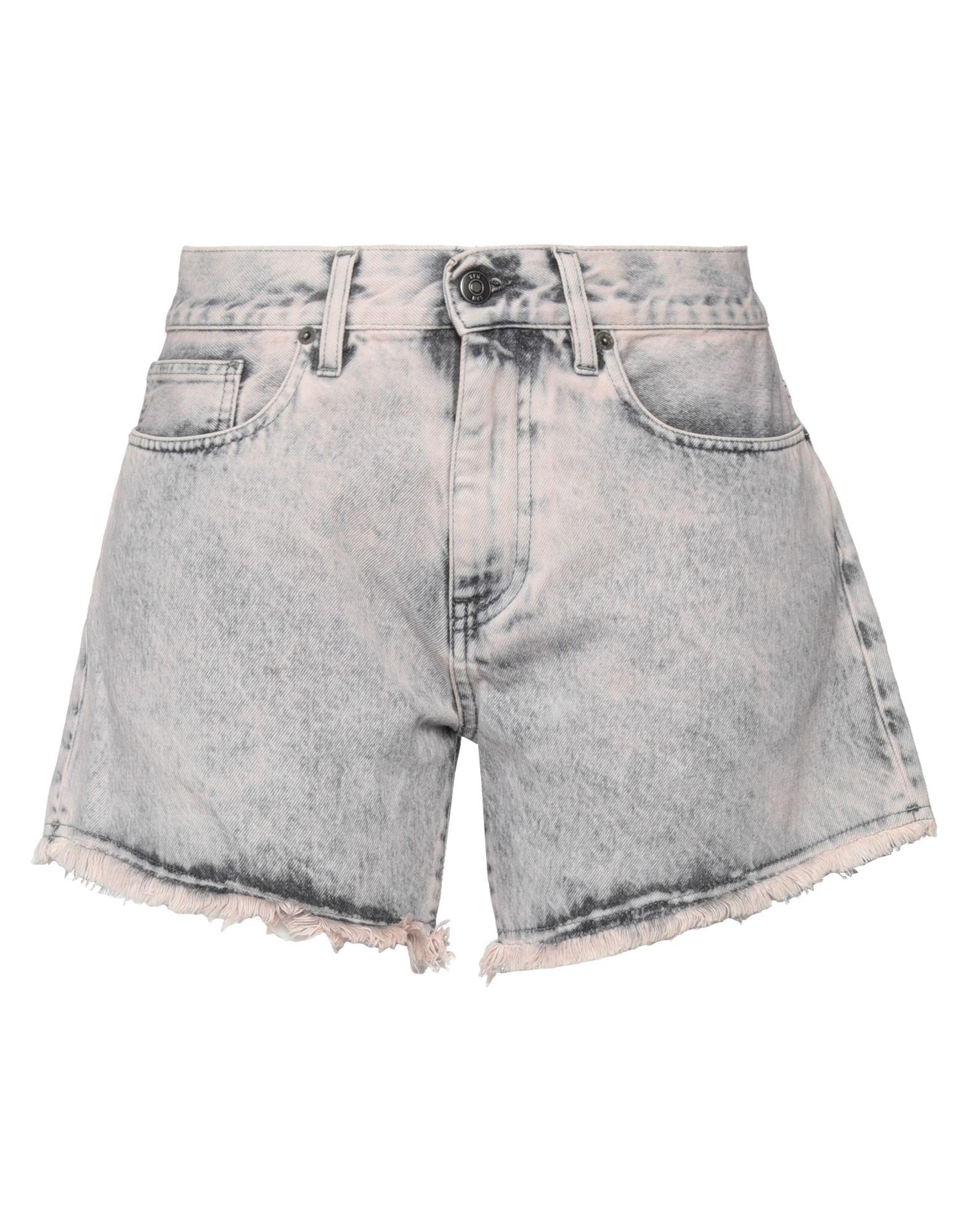 8pm Denim Shorts in Gray | Lyst