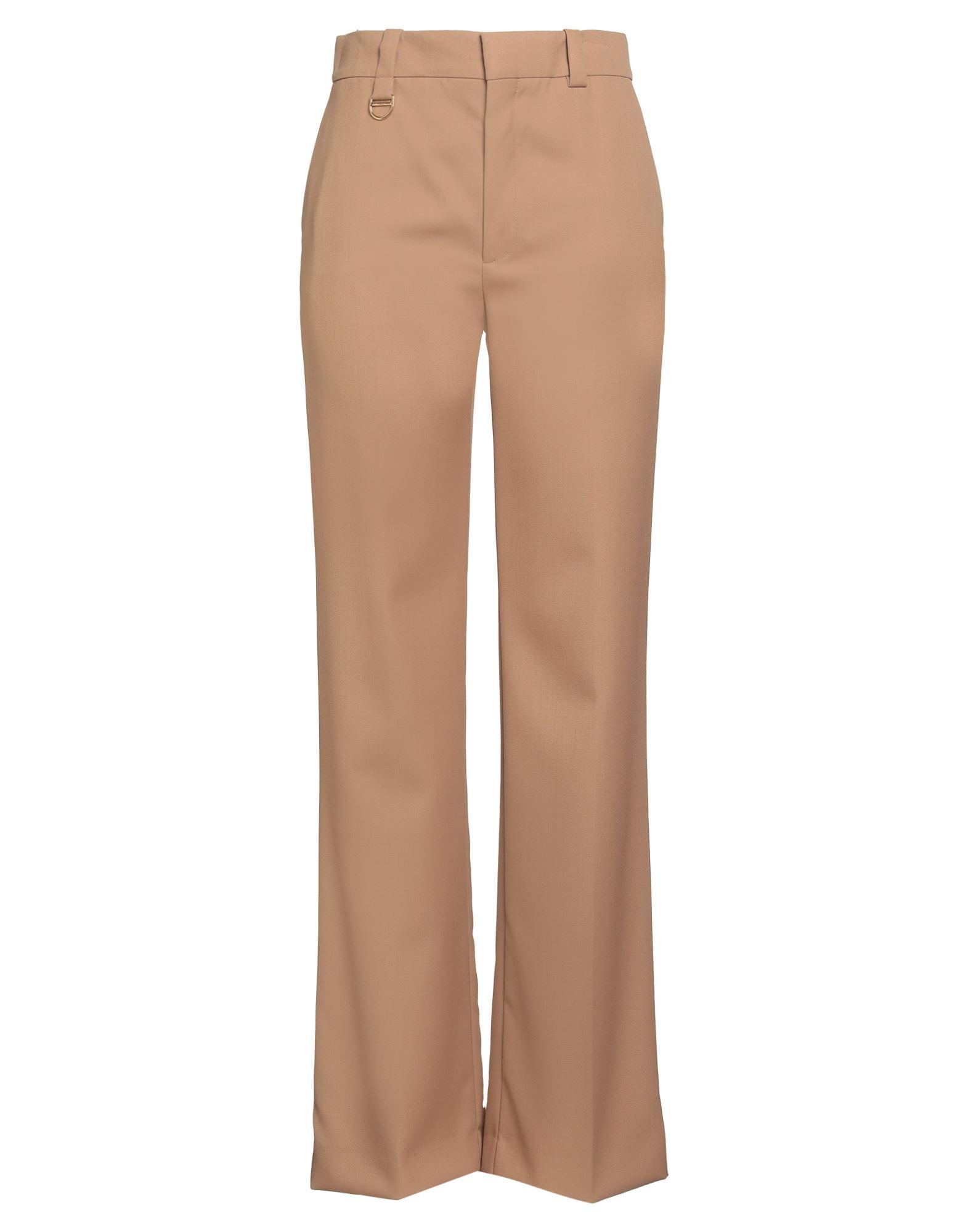 パンツ CHLOE Khaki Wool Palazzo Pant Chloé Khaki Wool Palazzo Pant Chloe