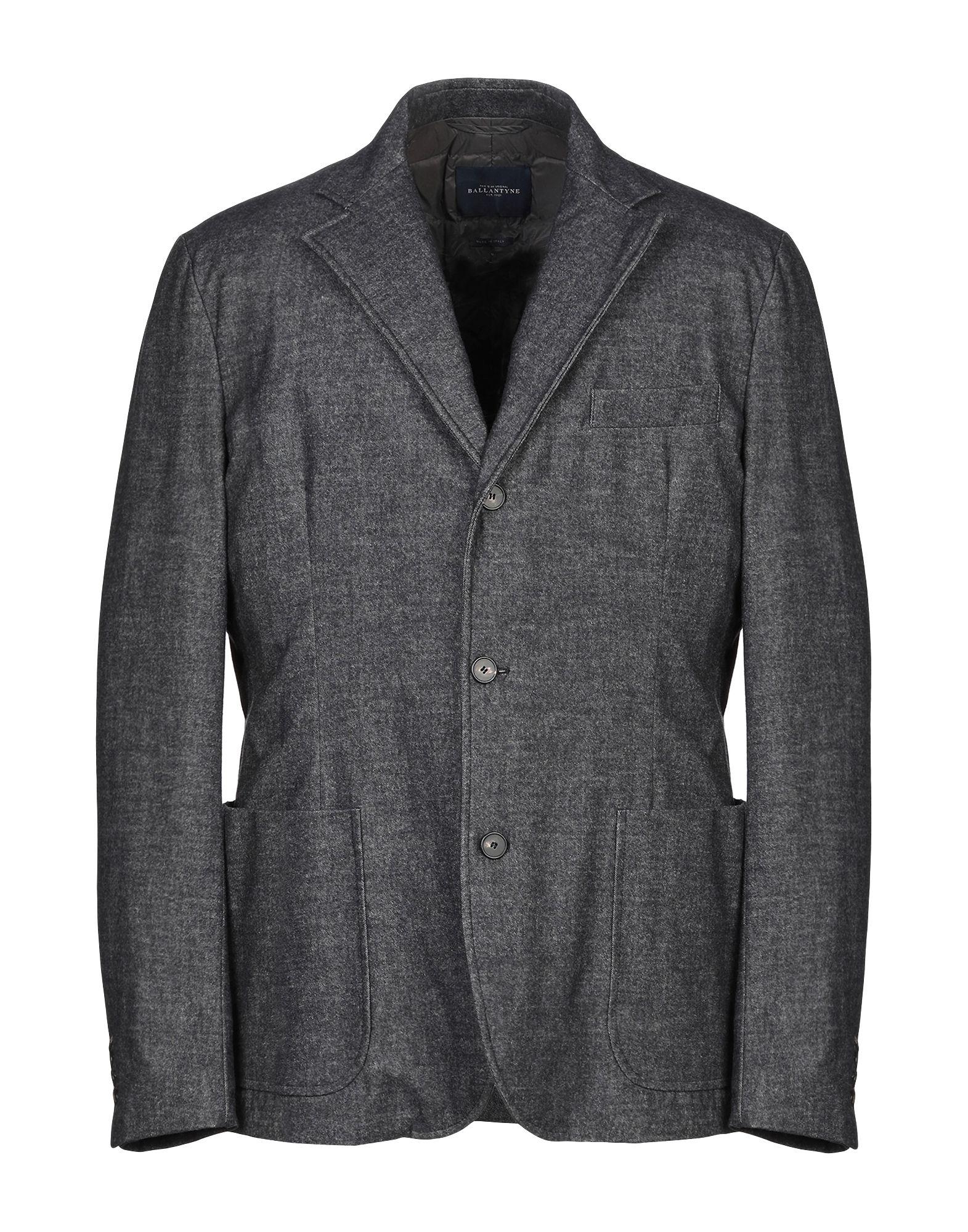 Ballantyne Flannel Blazer in Steel Grey (Gray) for Men - Lyst