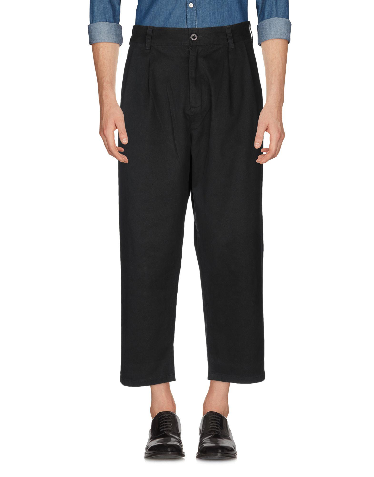 Obey Cotton Casual Pants in Black for Men - Lyst