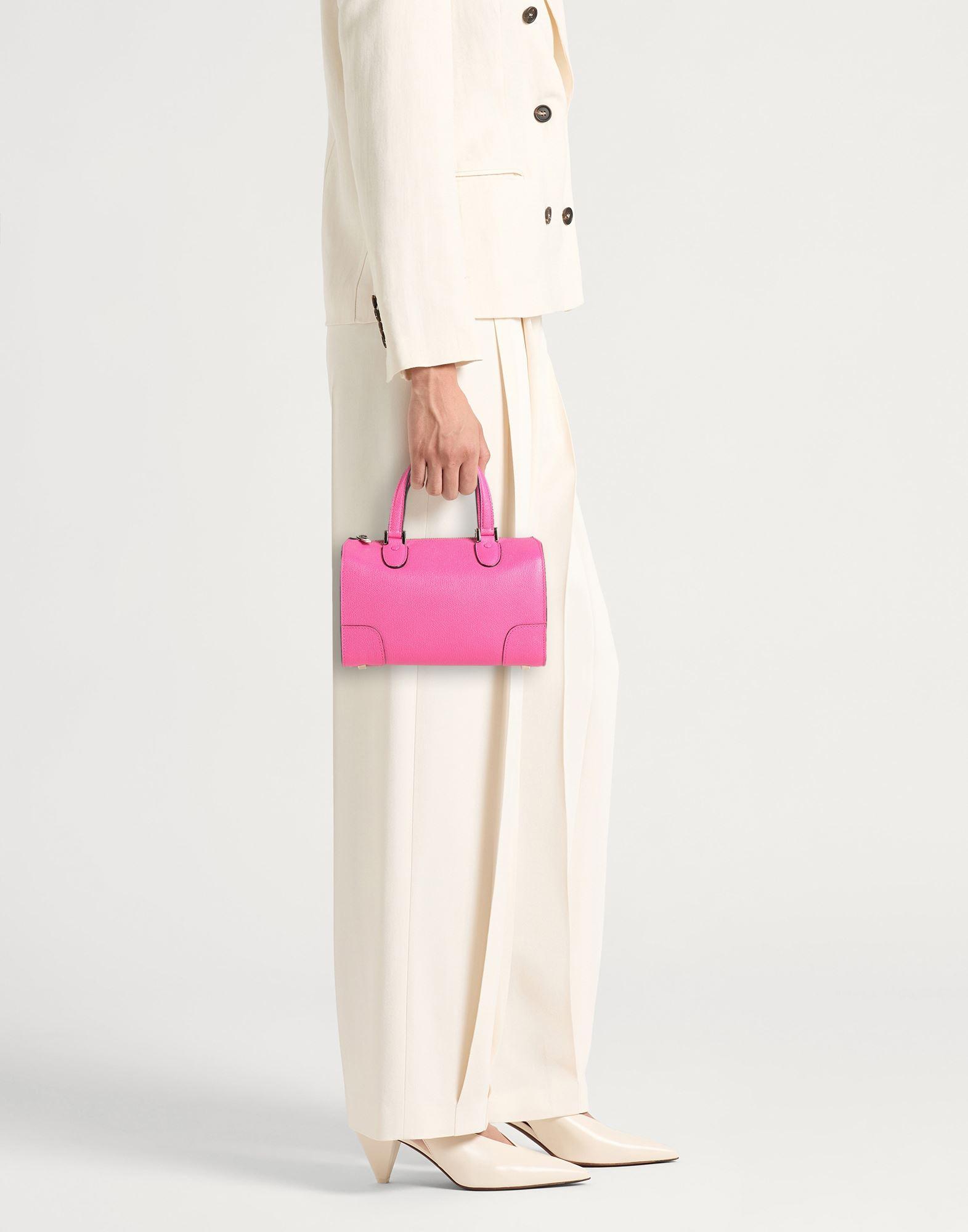 Valextra Babila Mini -- Handbag Calfskin in Pink | Lyst