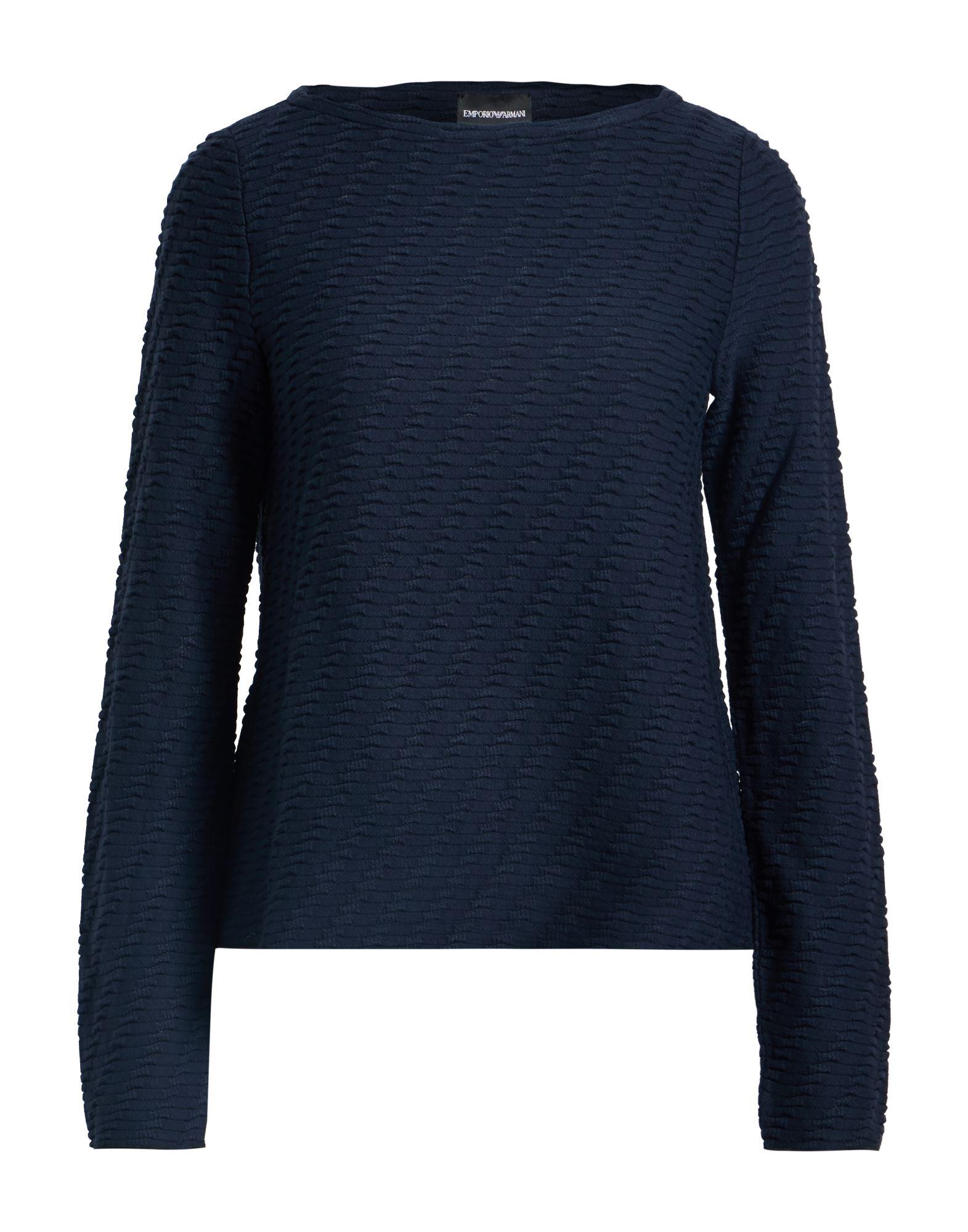 トップス EMPORIO ARMANI Shaggy knit ASV New York Capsule Collection striped alpaca-blend