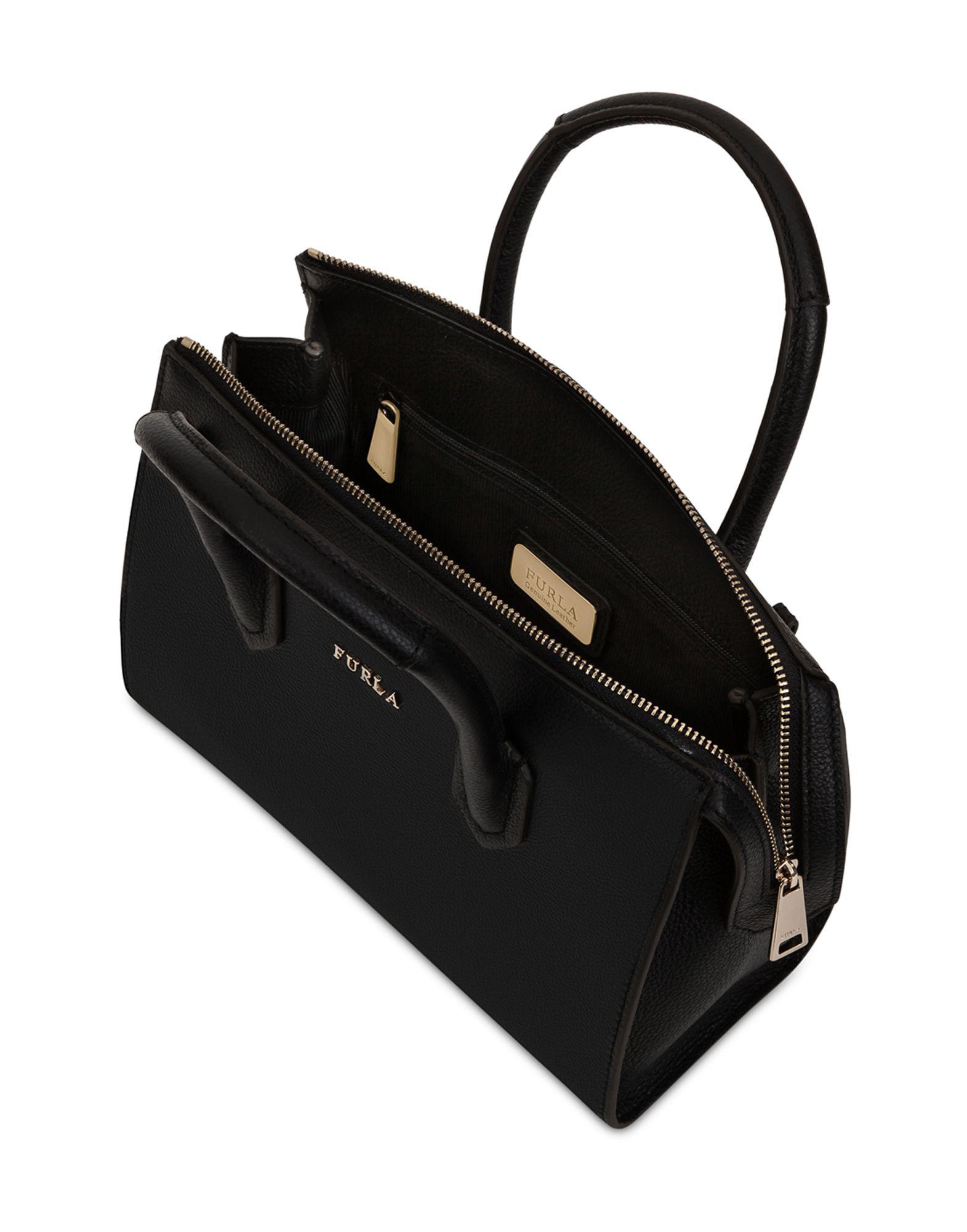 Furla Leather Handbag in Black Save 50 Lyst