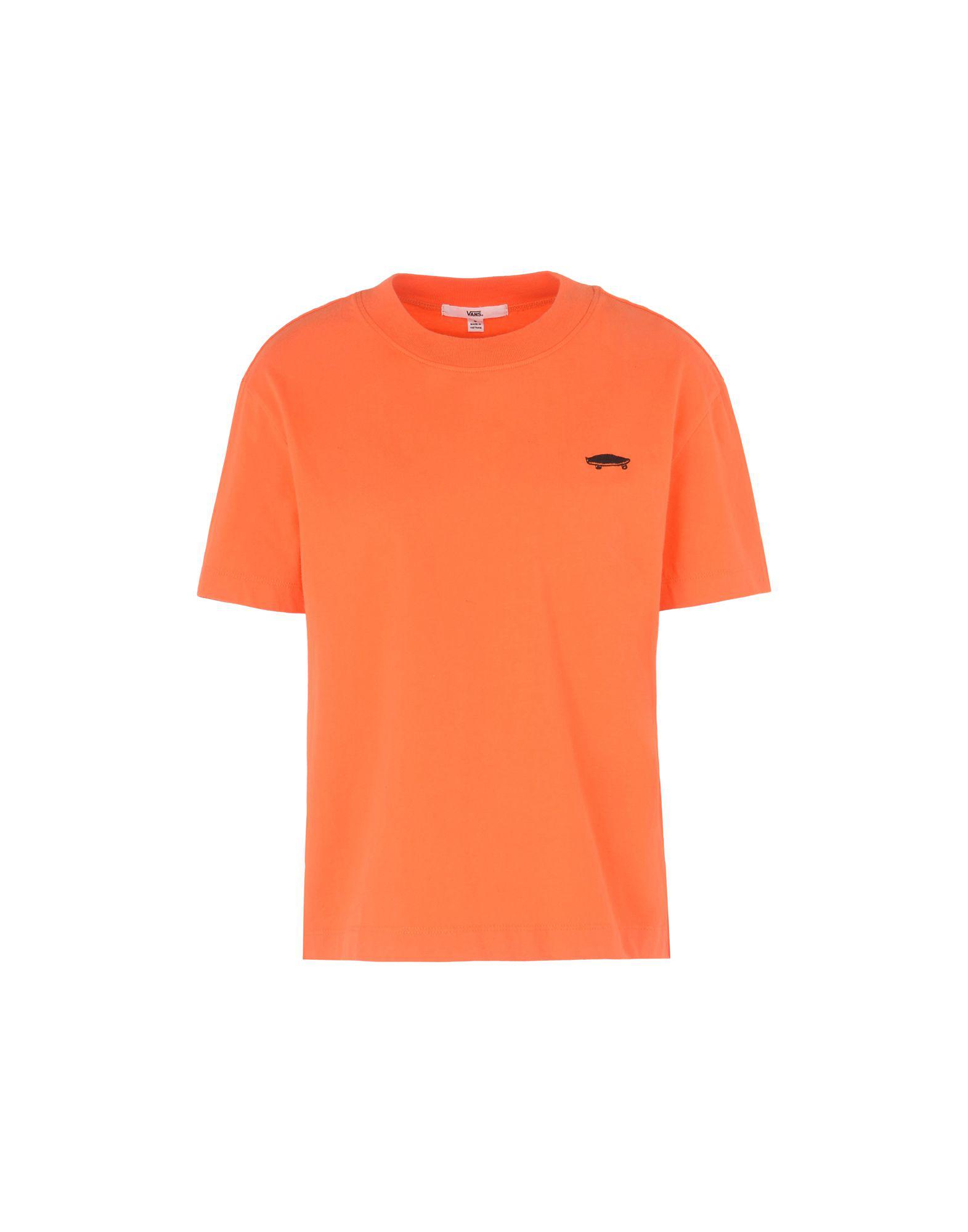 vans orange t shirt