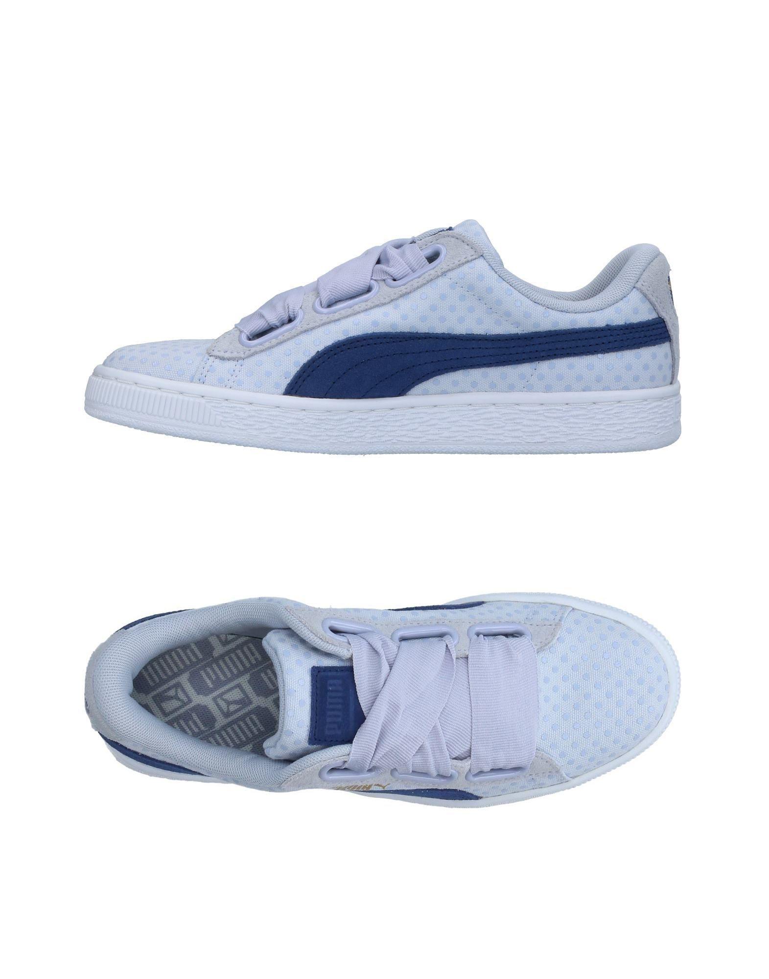 PUMA Leather Lowtops & Sneakers in Lilac (Purple) Lyst