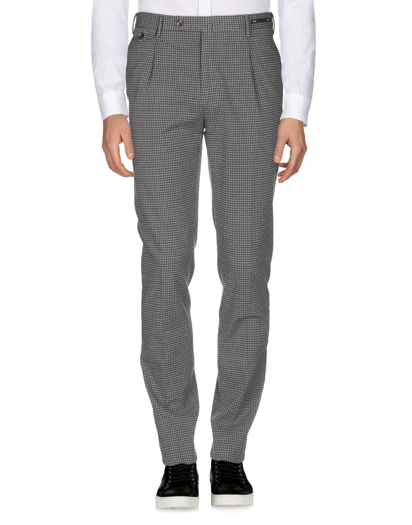 PT01 Cotton Casual Pants in Gray for Men - Lyst