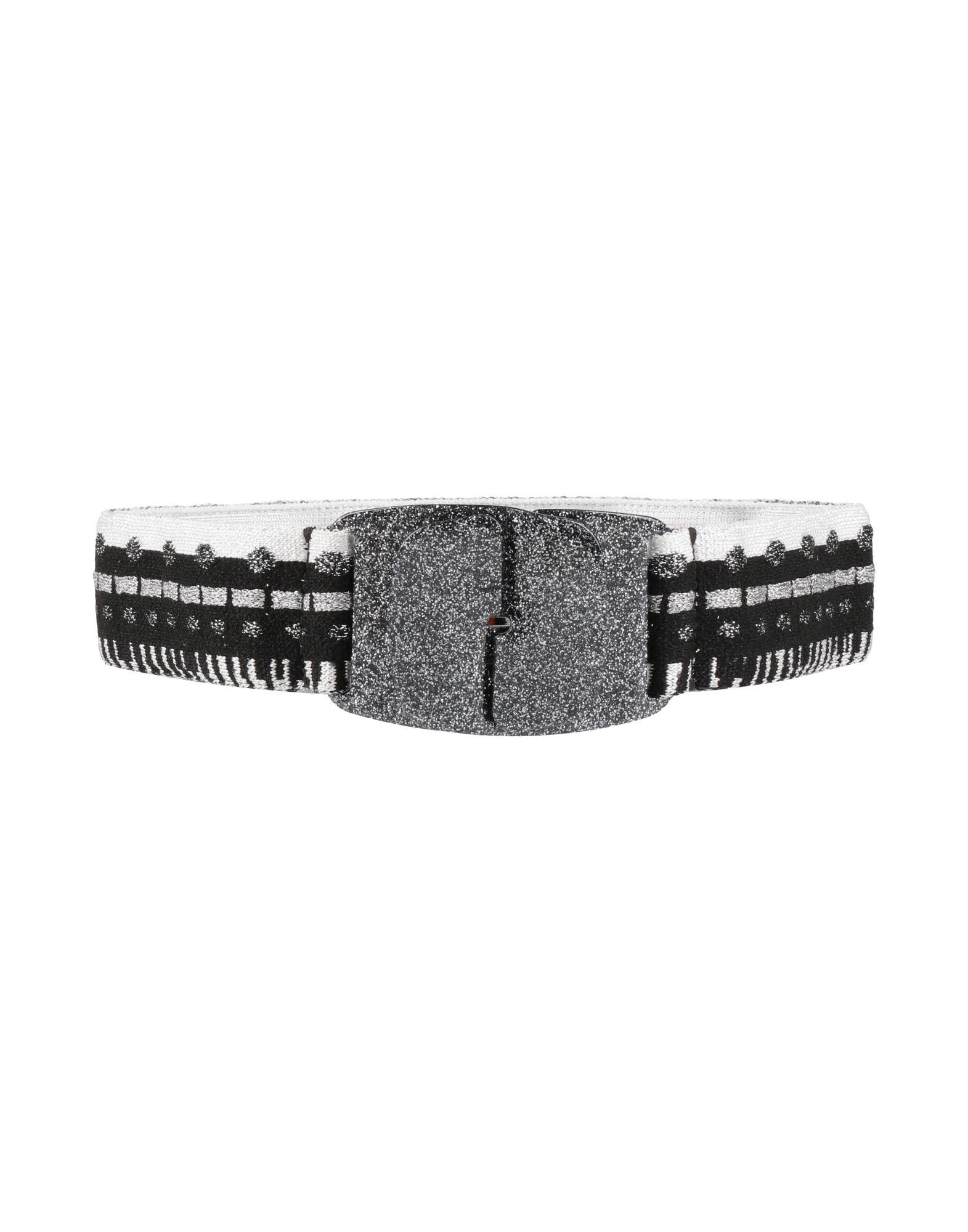 Missoni Sequin and Pattern Belt MISSONI Sequin-embellished striped metallic jacquard-knit  main image 2