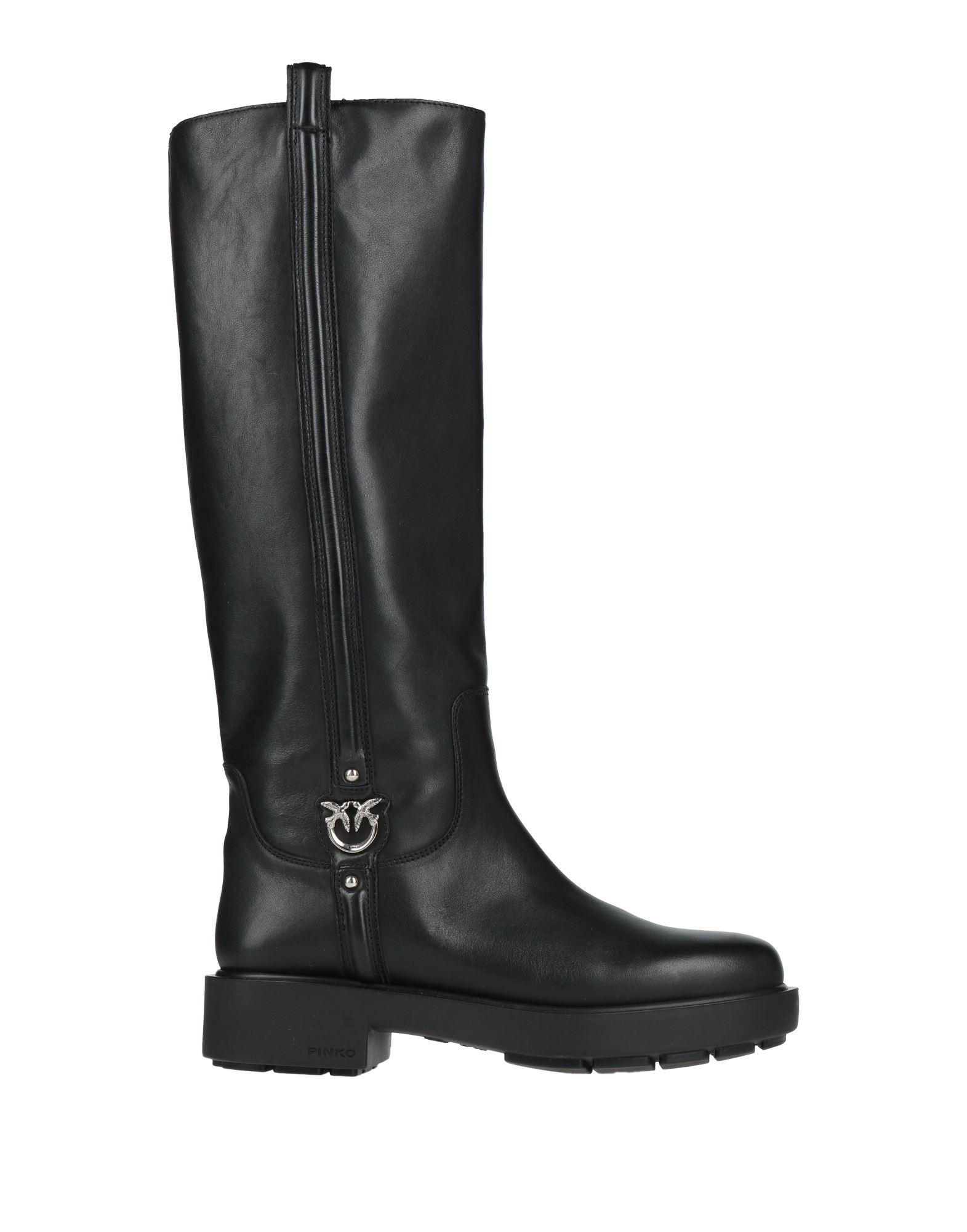 ロングブーツ ELISABETTA FRANCHI FW25 Logo strap boots (SA57B56E2 110) Elisabetta Franchi boots outlet: shop online