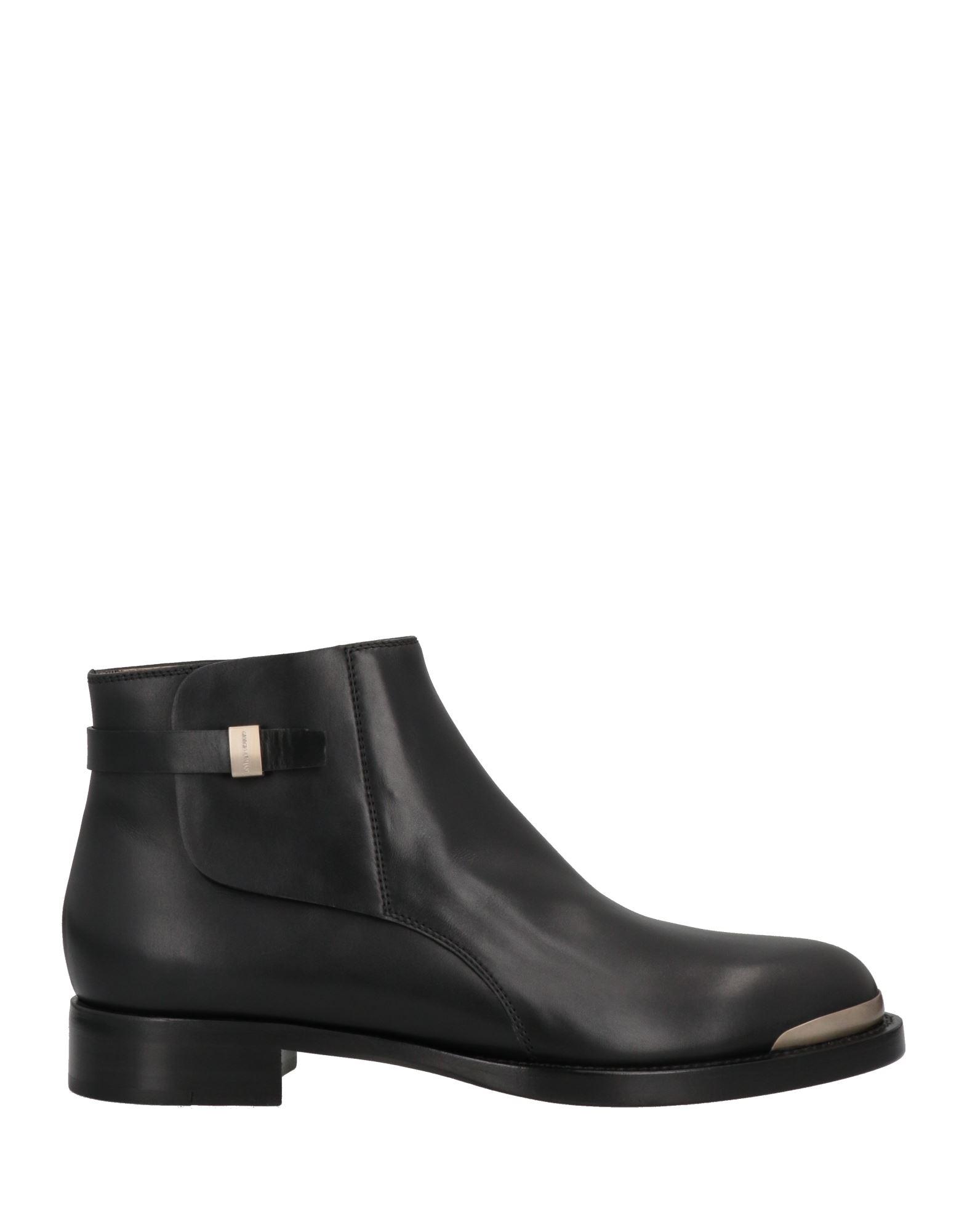 Giorgio Armani Ankle Boots in Black | Lyst